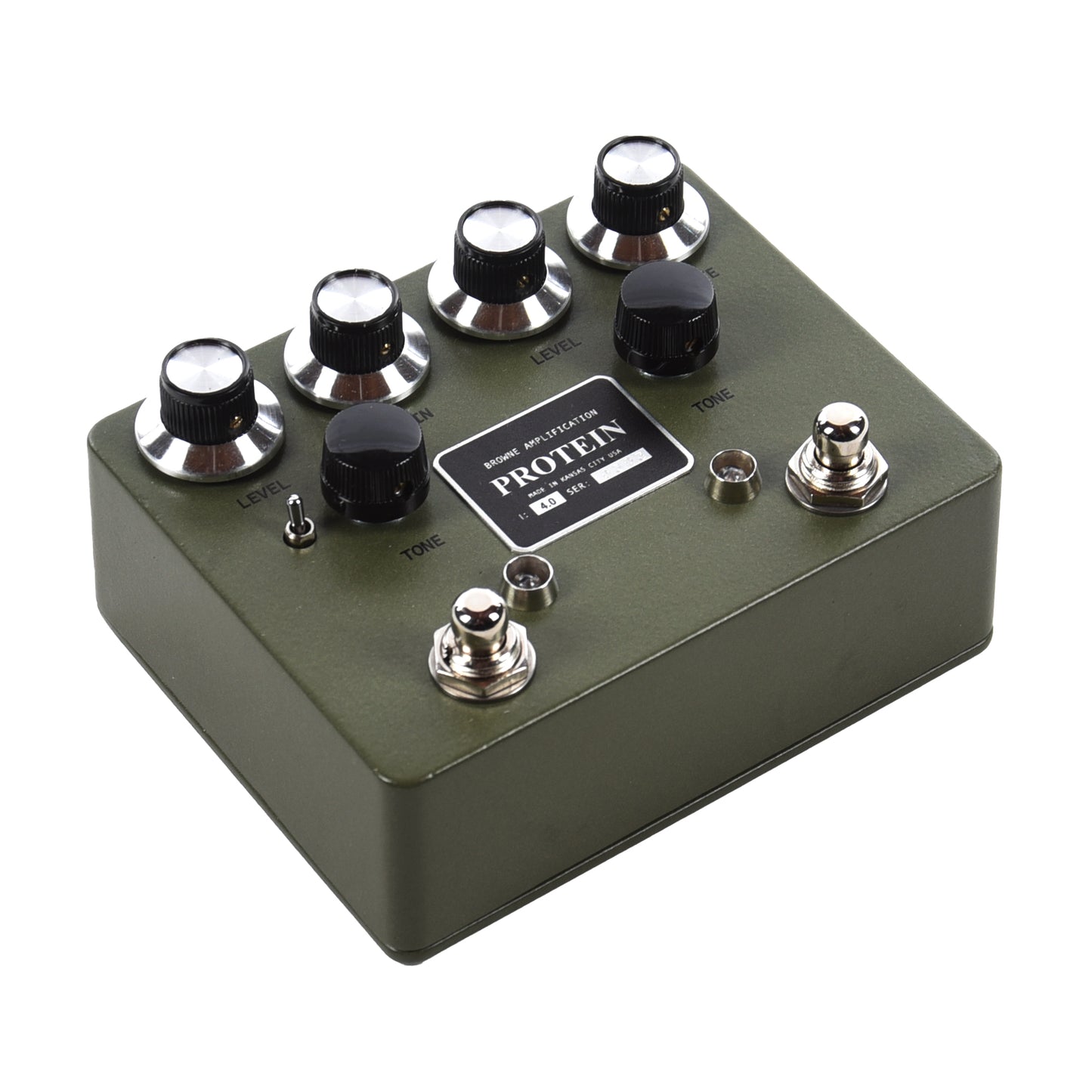 Browne Amplification Protein Dual Overdrive v4 Pedal Green