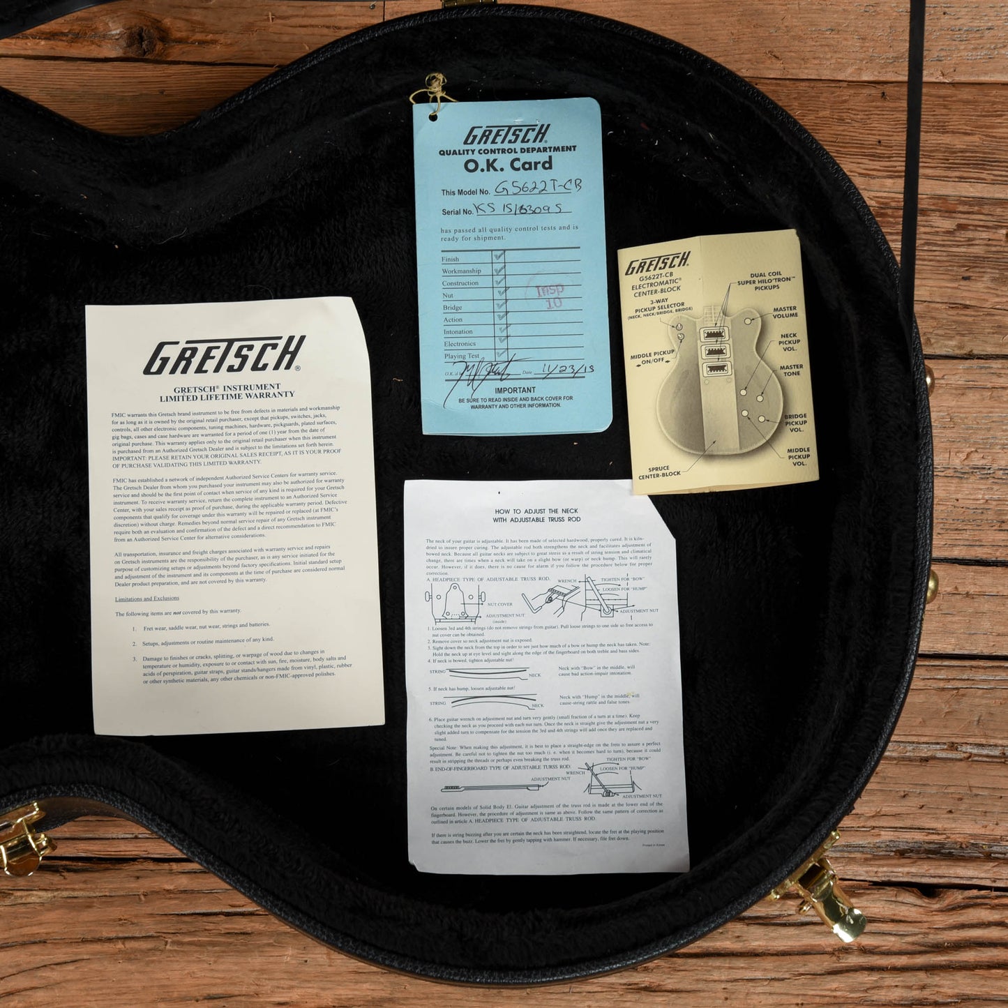 Gretsch G5622T-CB Electromatic Center Block Double Cutaway 3-Pickup Georgia Green 2015