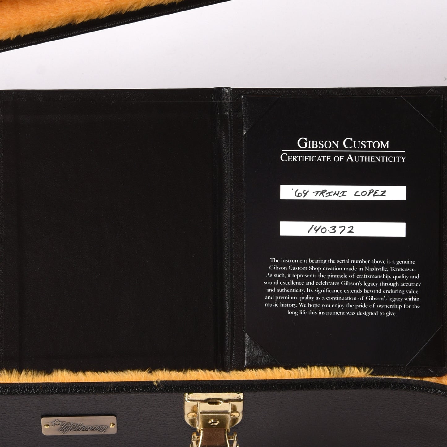 Gibson Custom Shop 1964 Trini Lopez Reissue "CME Spec" Antique Brunswick Blue Sparkle VOS