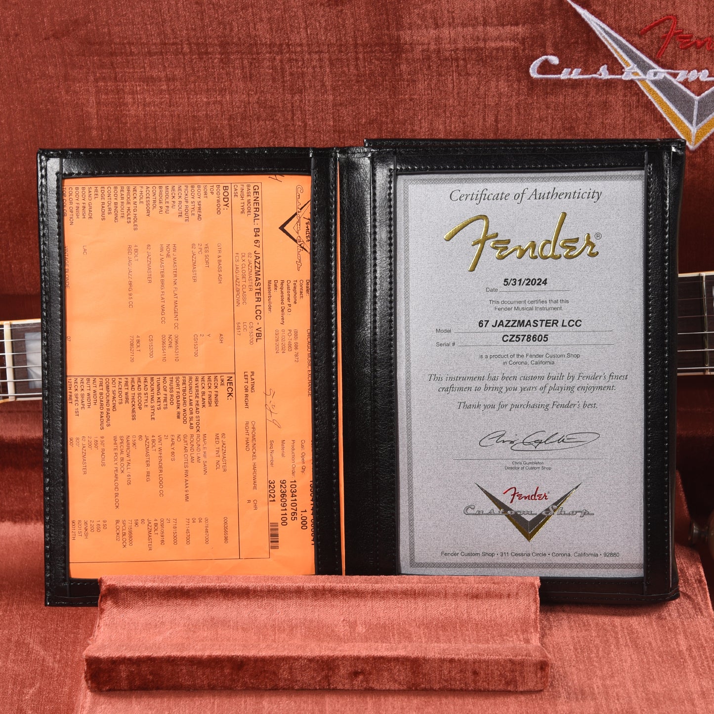 Fender Custom Shop 1967 Jazzmaster Deluxe Closet Classic Vintage Blonde