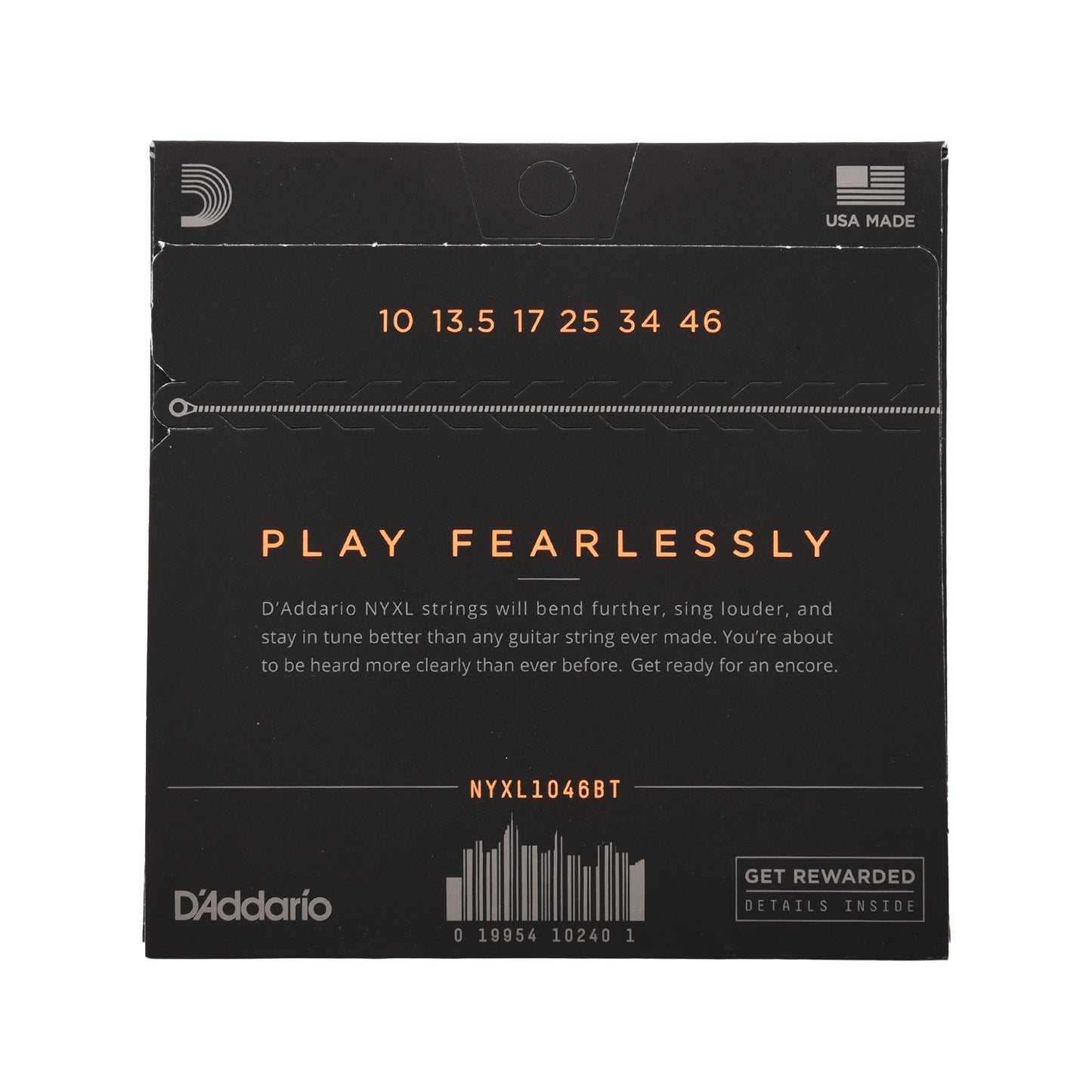 D'Addario NYXL Electric Guitar Strings Balanced Lite 10-46