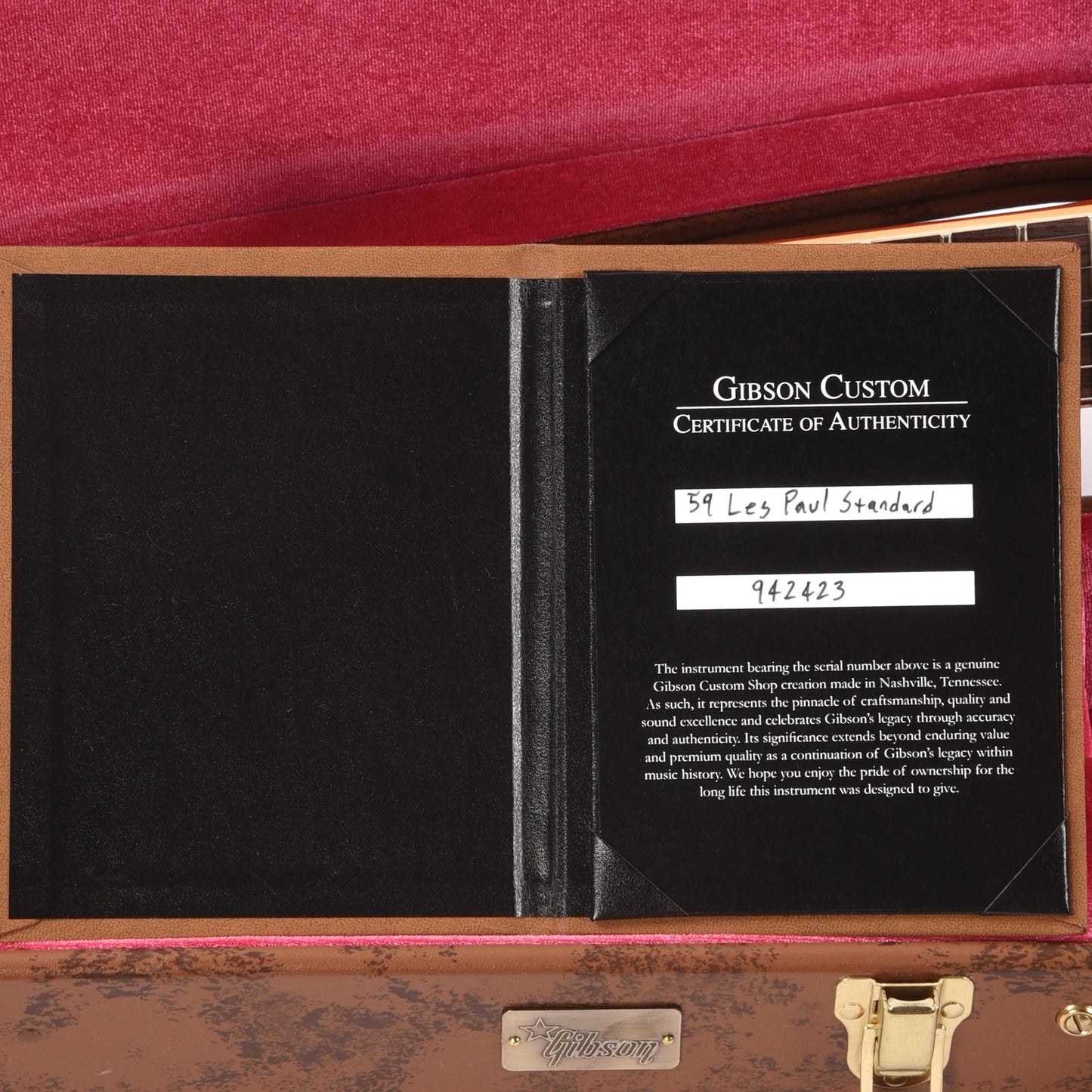 Gibson Custom Shop 1959 Les Paul Standard "CME Spec" One-Piece AAA Maple Green Lemon Fade VOS