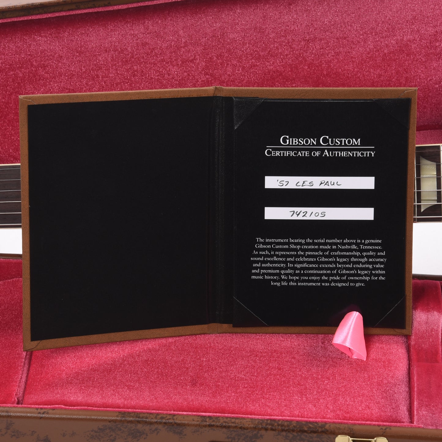 Gibson Custom Shop 1957 Les Paul Goldtop "CME Spec" Darkback VOS w/59 Carmelita Neck