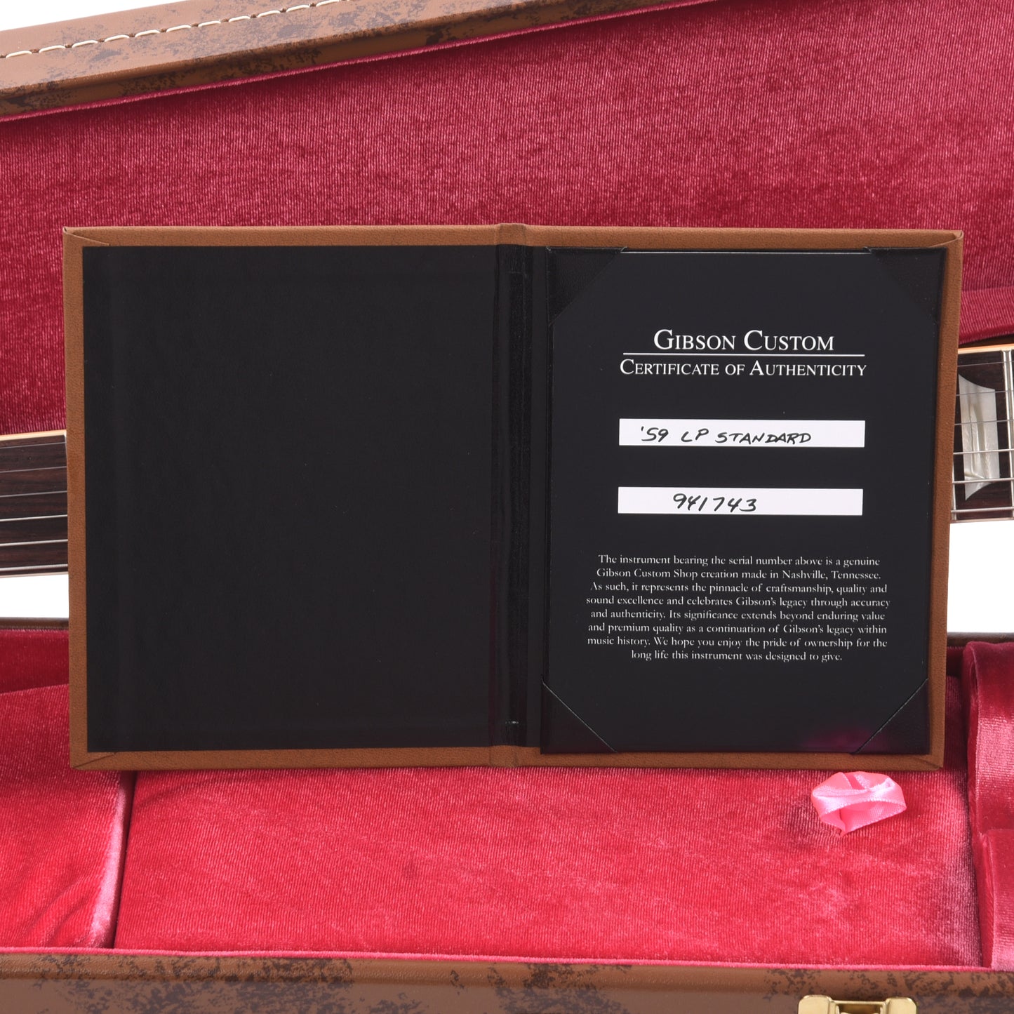 Gibson Custom Shop 1959 Les Paul Standard Reissue Washed Cherry Sunburst VOS