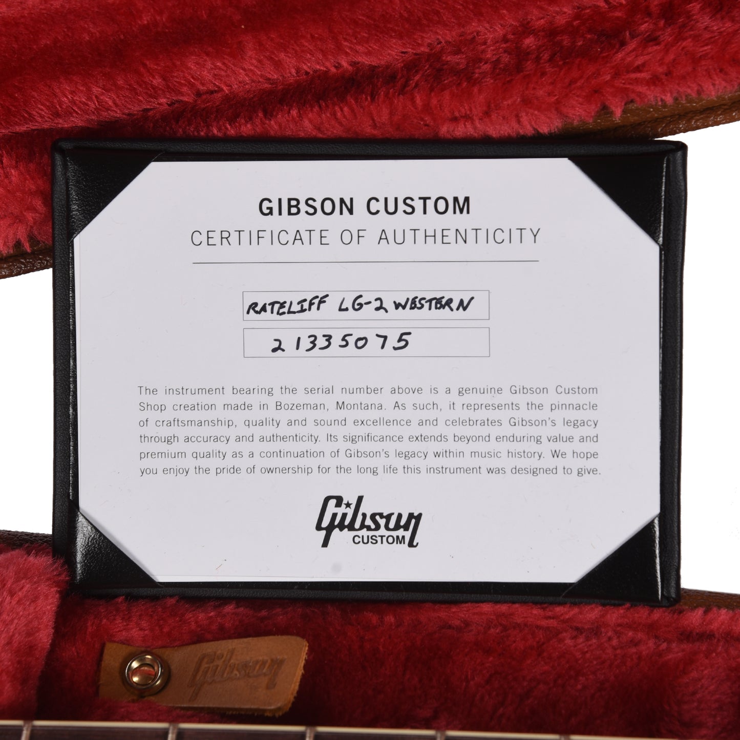 Gibson Artist Nathaniel Rateliff Signature LG-2 Western Vintage Sunburst