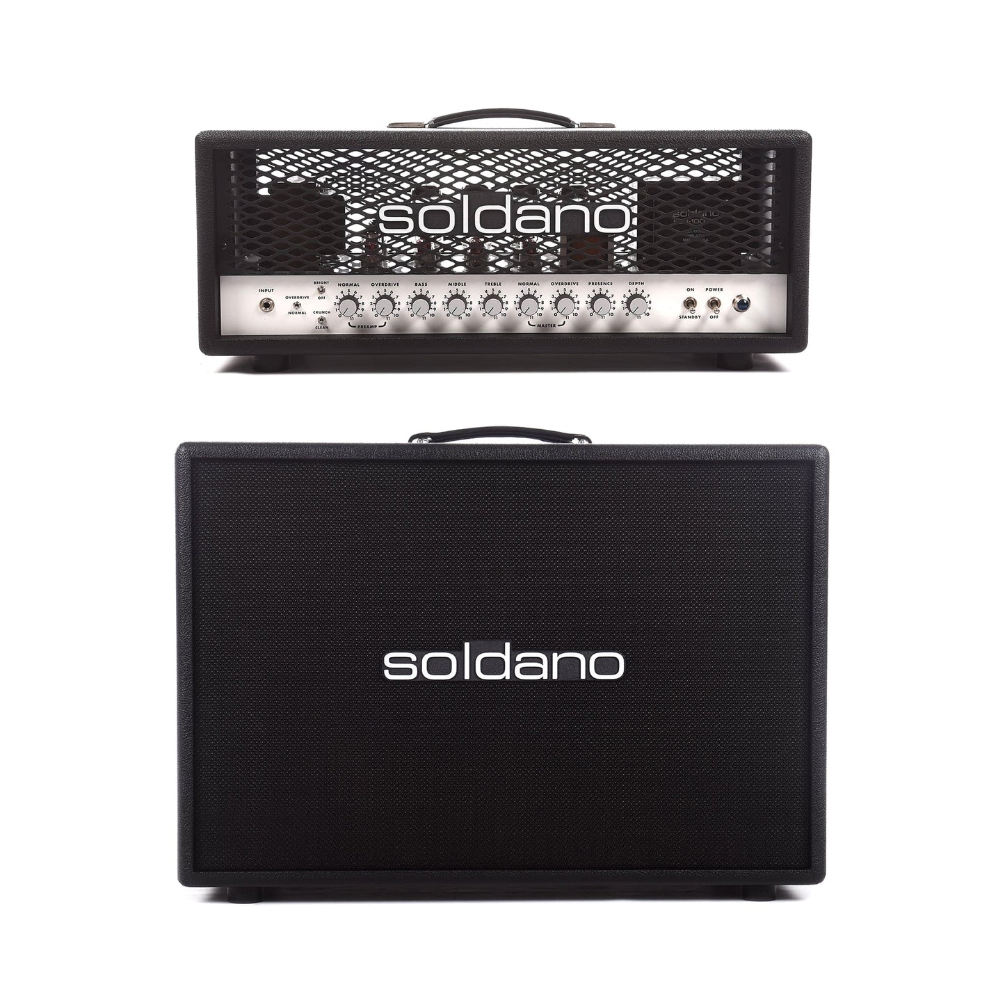 Soldano Super Lead Overdrive 100w Head and 2x12" Cab w/Celestion V30 Speakers Bundle