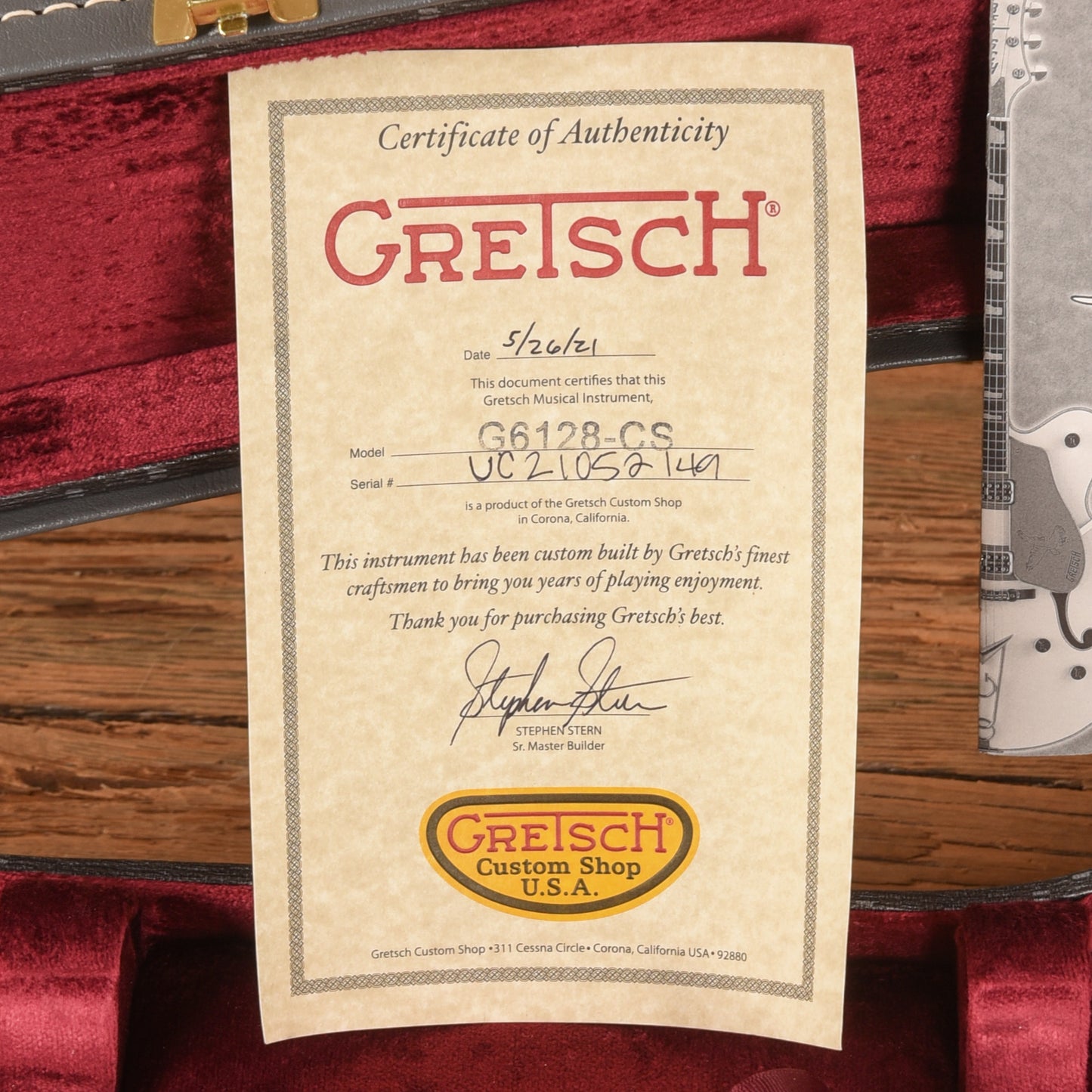 Gretsch Custom Shop G6128 1959 Duo Jet Heavy Relic Gold Sparkle 2021