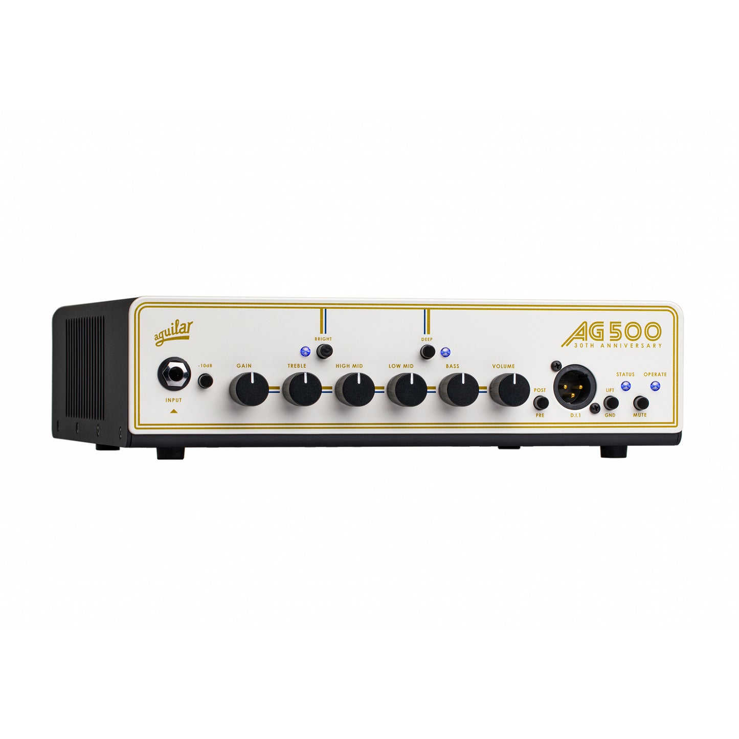 Aguilar 30th Anniversary AG500 V2 500w Bass Amp Head Pearl/Gold