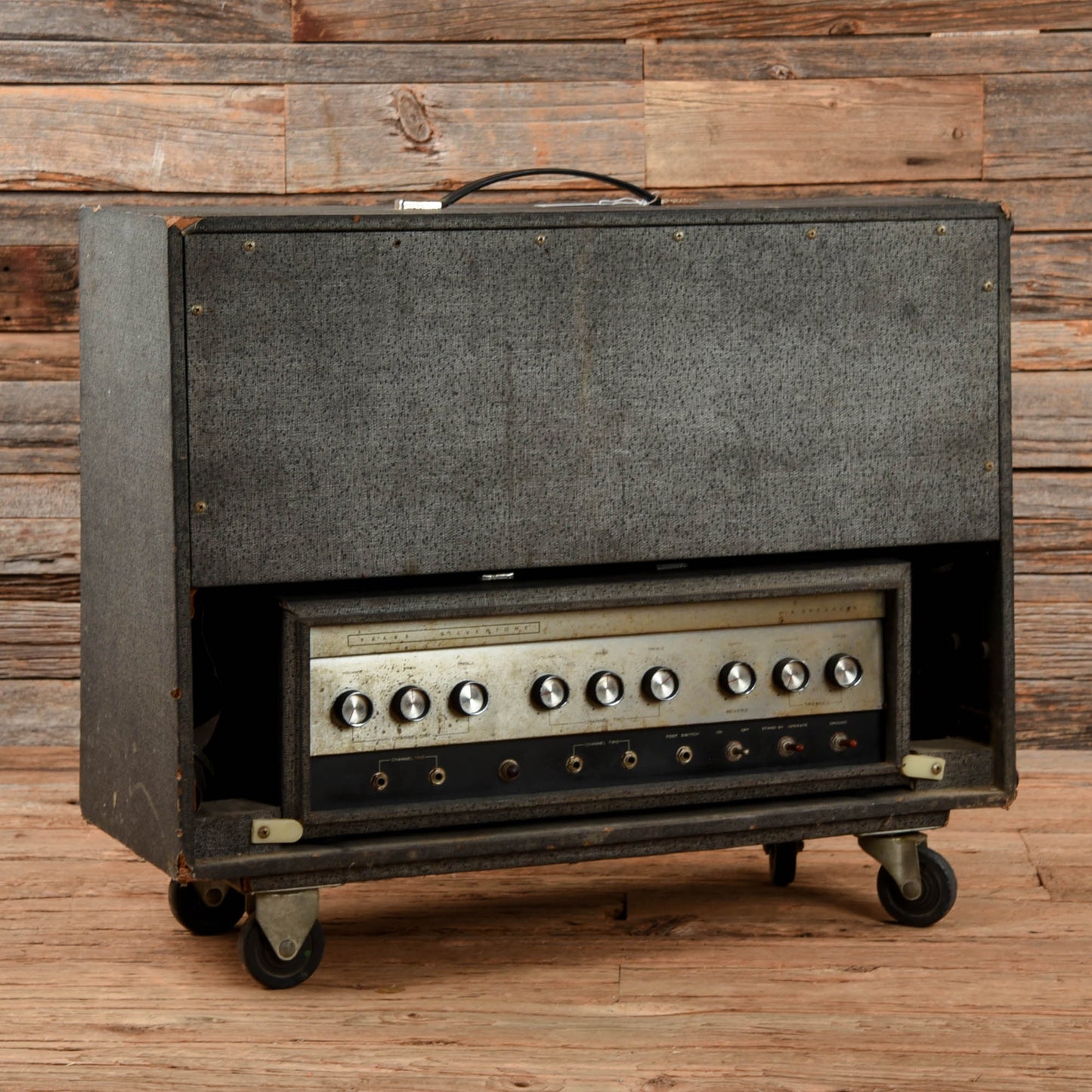 Silvertone 1485 120-Watt 6x10" Piggyback Guitar Amp 1960s