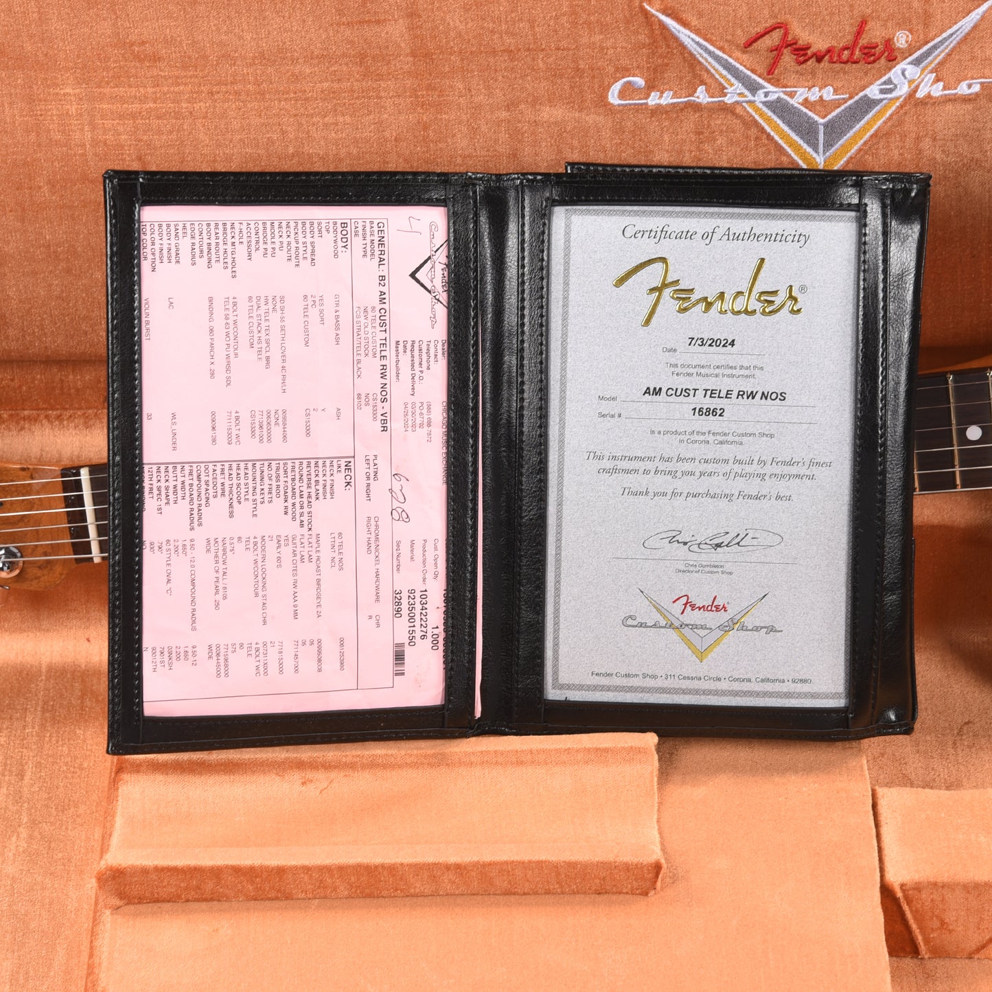 Fender Custom Shop American Custom Telecaster Violin Burst