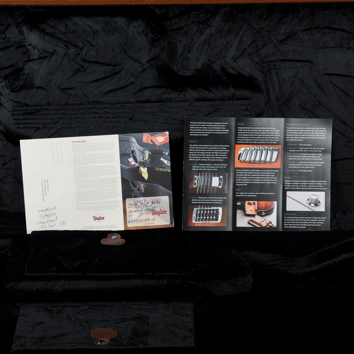 Taylor Solidbody Custom Walnut 2007