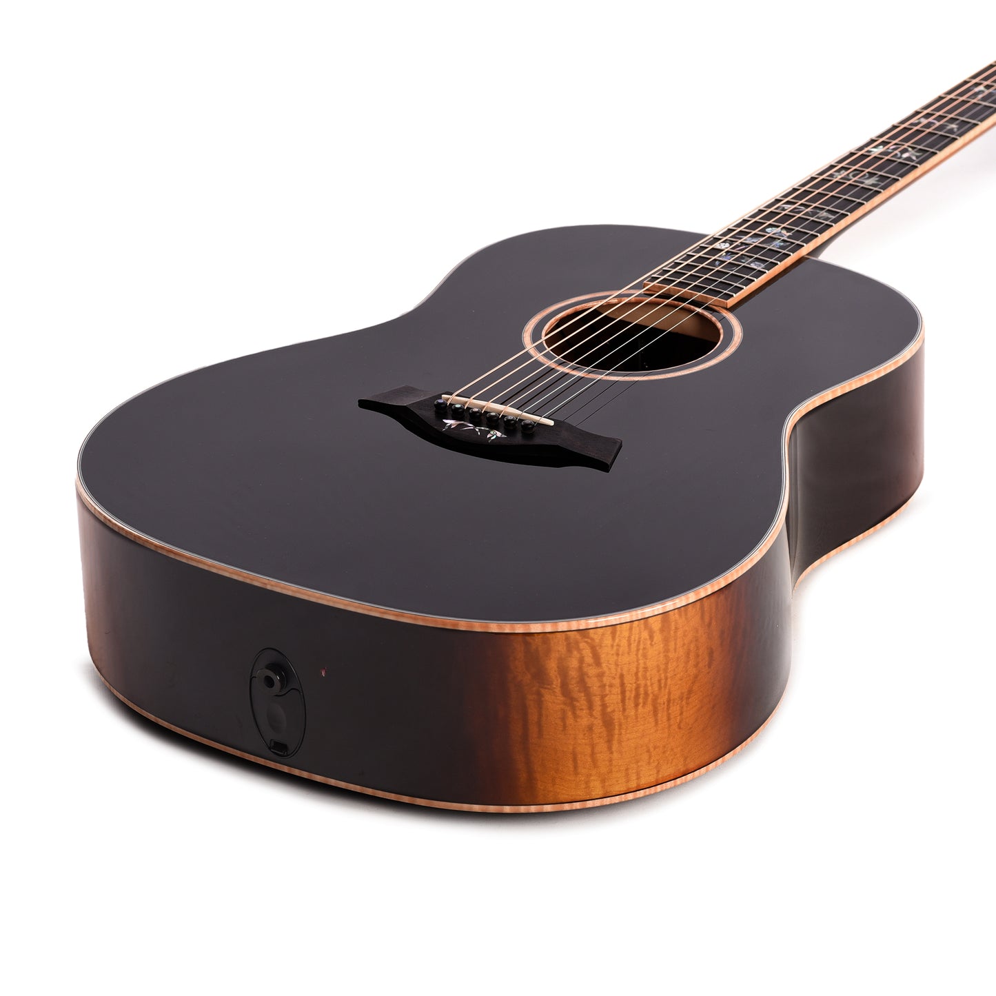 Taylor Custom Grand Pacific Adirondack Spruce/Flame Maple Black Top/Vintage Sunburst Back w/Cindy & Rose Inlays