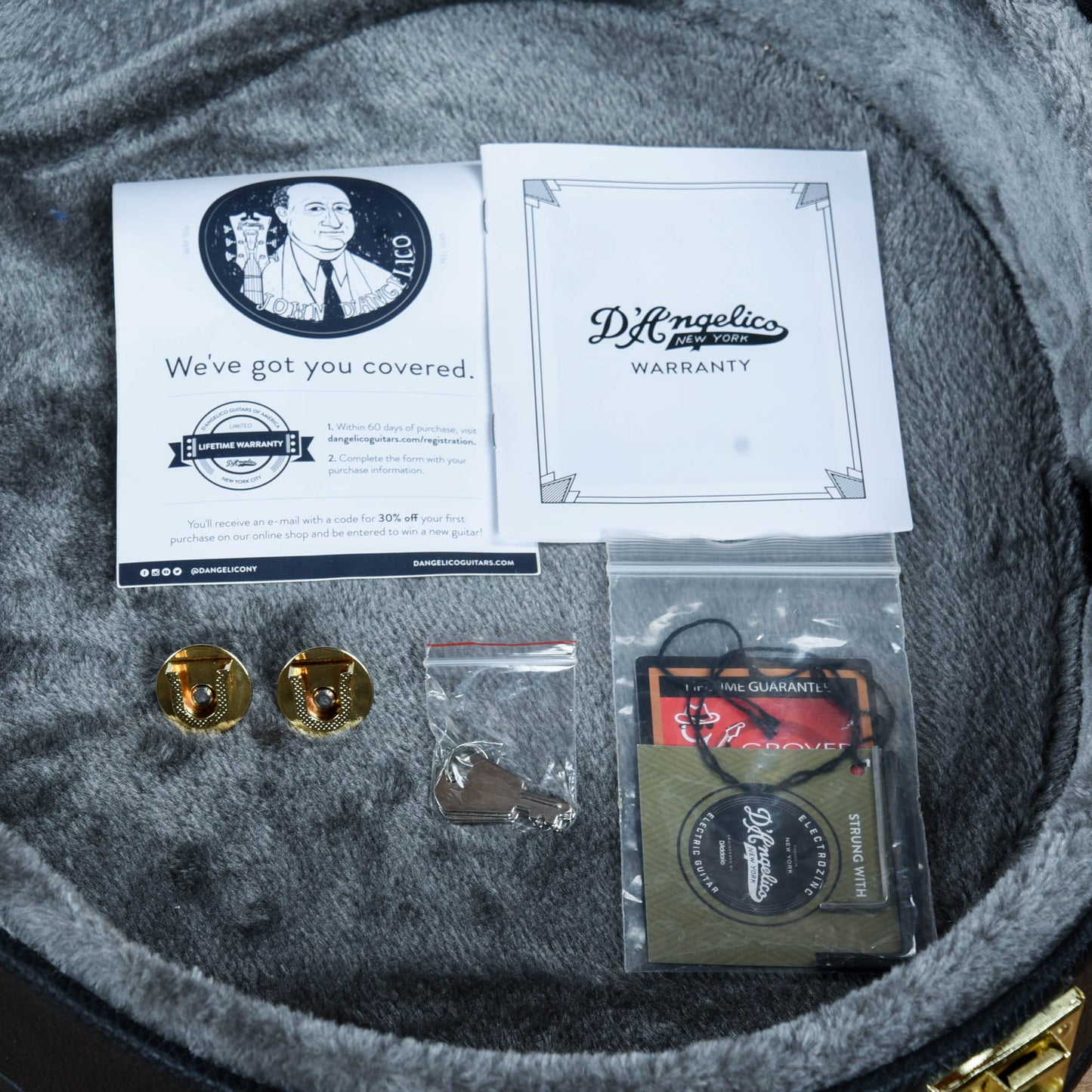 D'Angelico Deluxe Melanie Faye DC Blue 2023