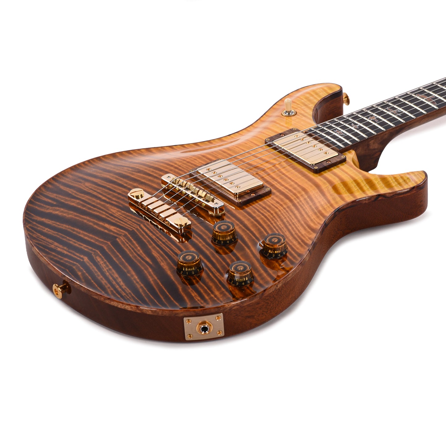 PRS Private Stock #11755 McCarty 594 Curly Maple/African Mahogany Sandstorm w/Hormigo Neck, Binding, Inlays, Rings, & Backplate
