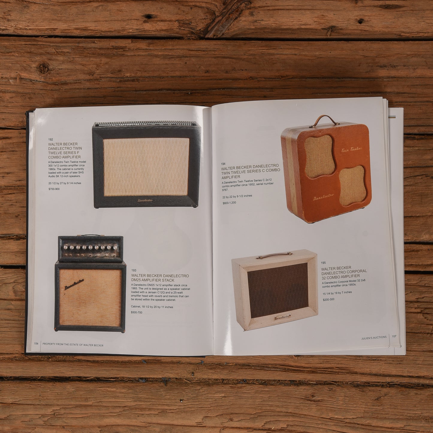 Danelectro DM-25 25-Watt 1x12" Piggyback Guitar Amp 1960s