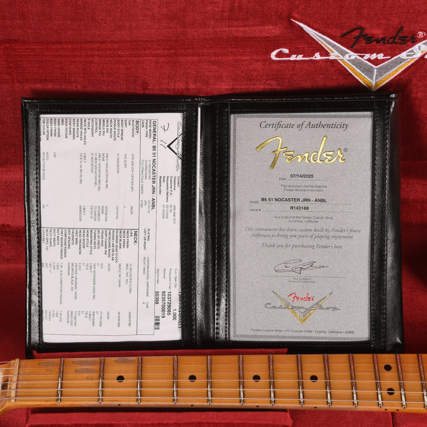 Fender Custom Shop 1951 Nocaster Journeyman Relic Aged Nocaster Blonde