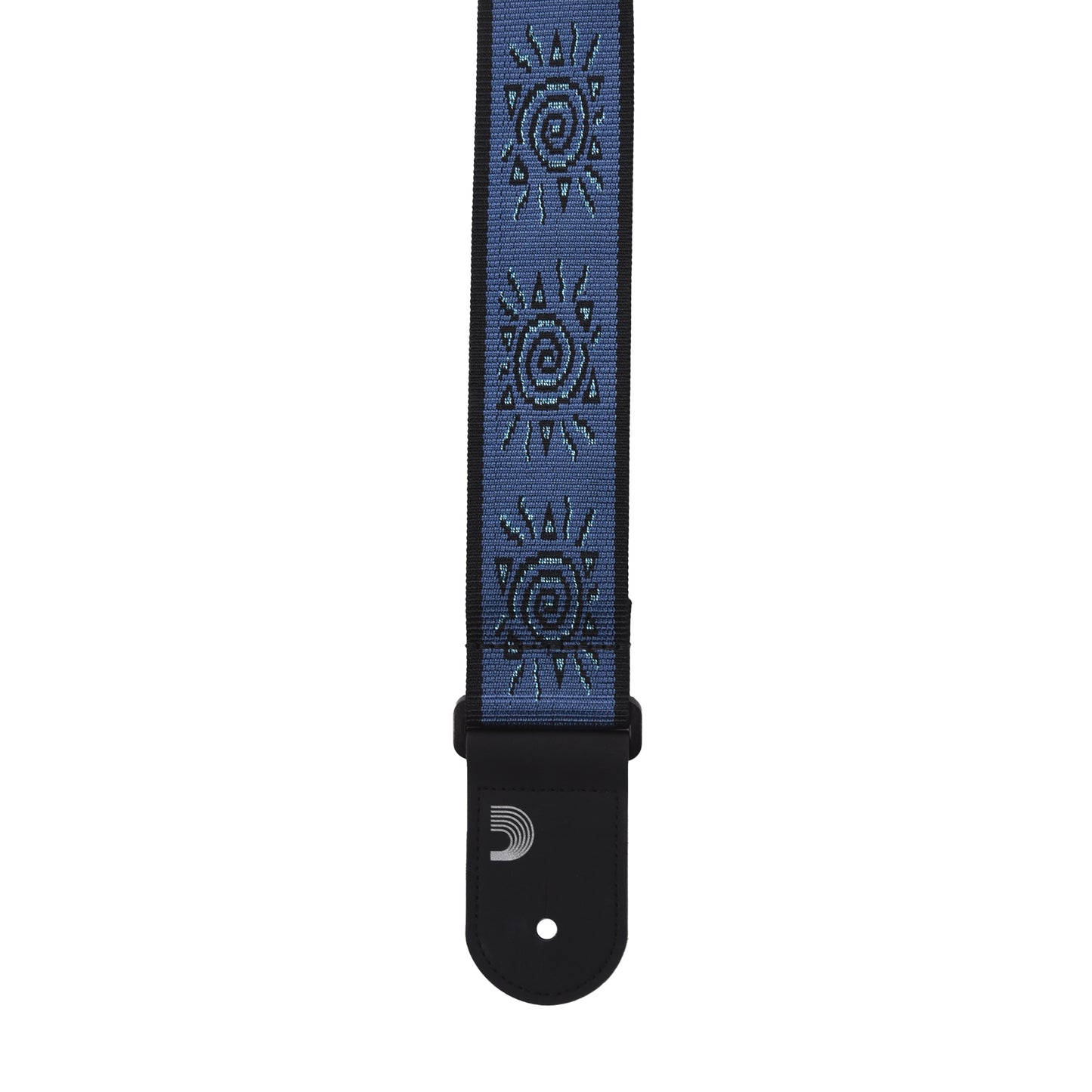 D'Addario Vintage Planet Waves Suns Guitar Strap Blue