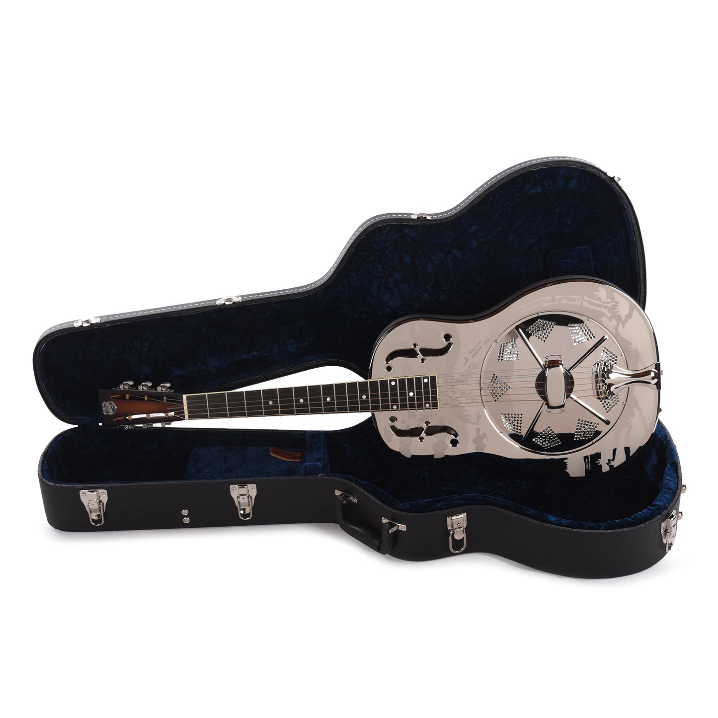 National Style O Single Cone Brass Bright Nickel 12-Fret