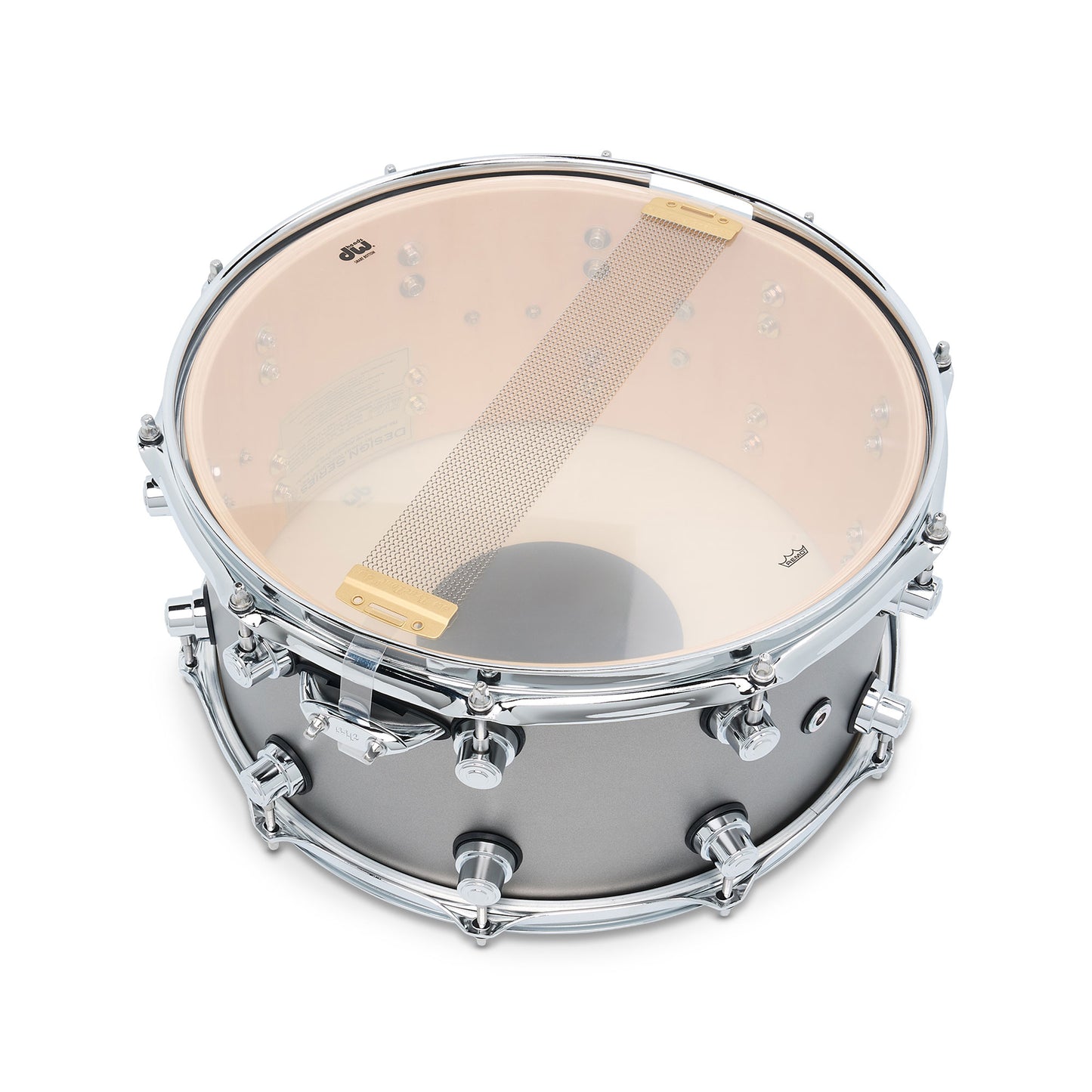 DW Design Series 7x14 Snare Drum Limited Titanium Satin Lacquer
