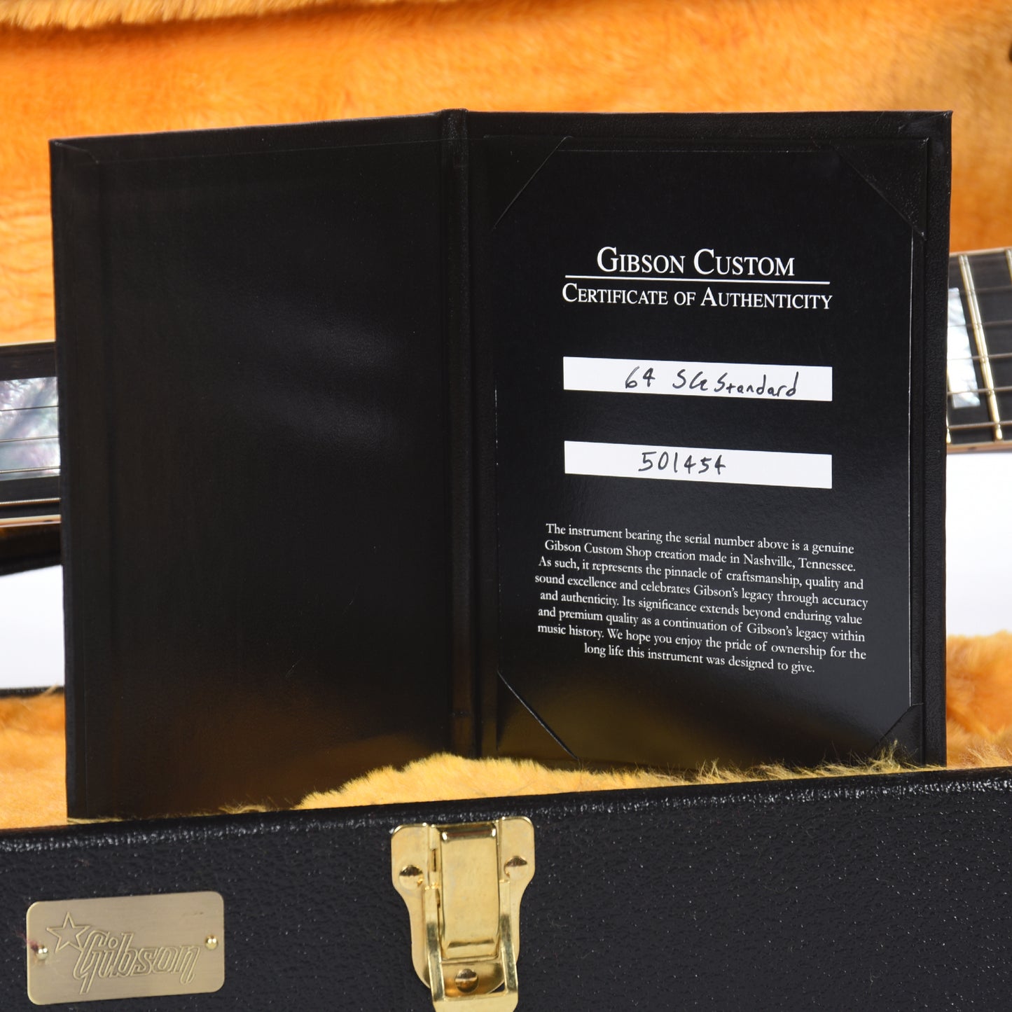 Gibson Custom Shop 1964 SG Standard "CME Spec" Koa Natural VOS w/Stopbar