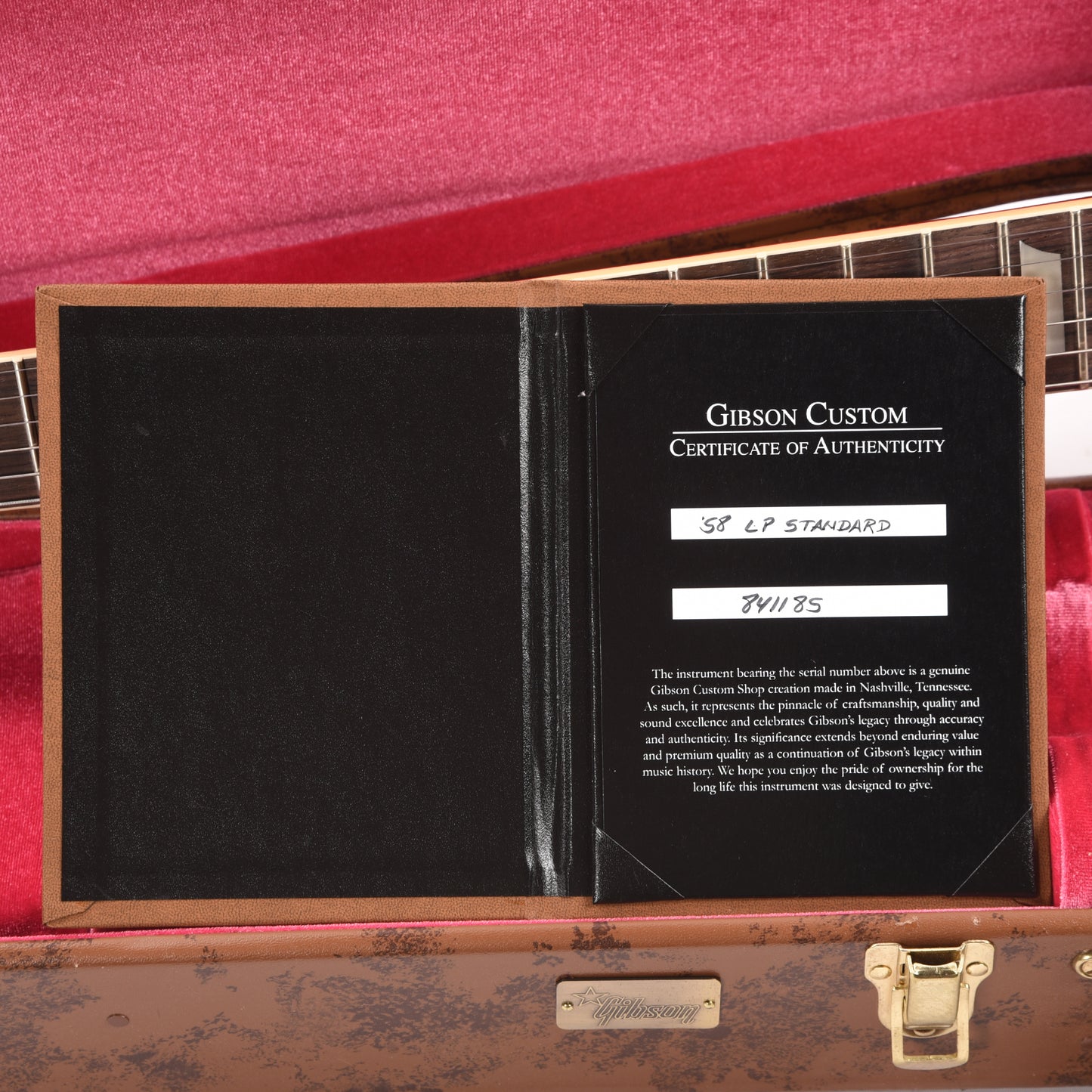 Gibson Custom Shop 1958 Les Paul Standard "CME Spec" Antiquity Burst VOS w/59 Carmelita Neck