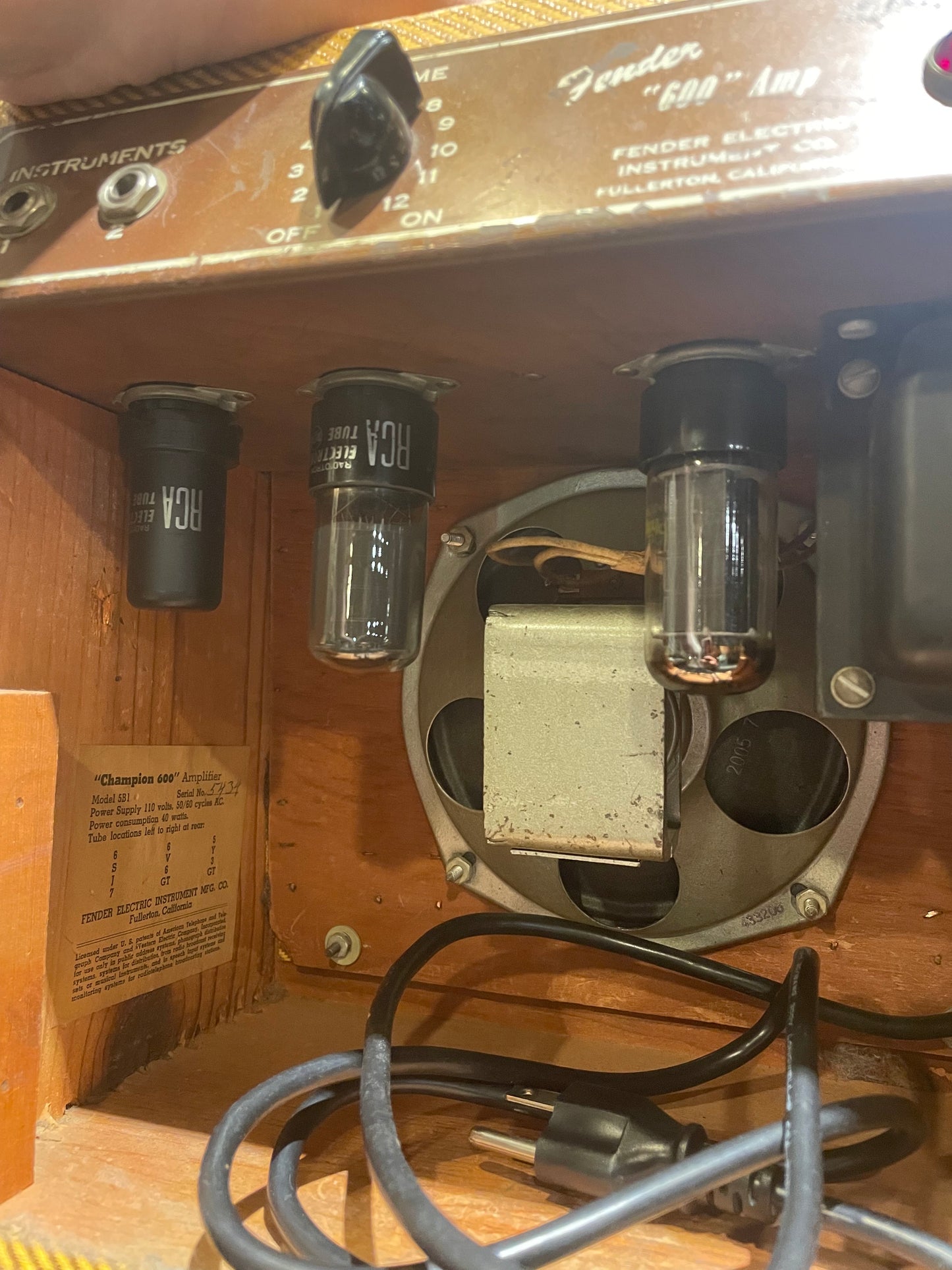 Fender Champ 600 5-Watt 1x6 Guitar Combo Amp 1952