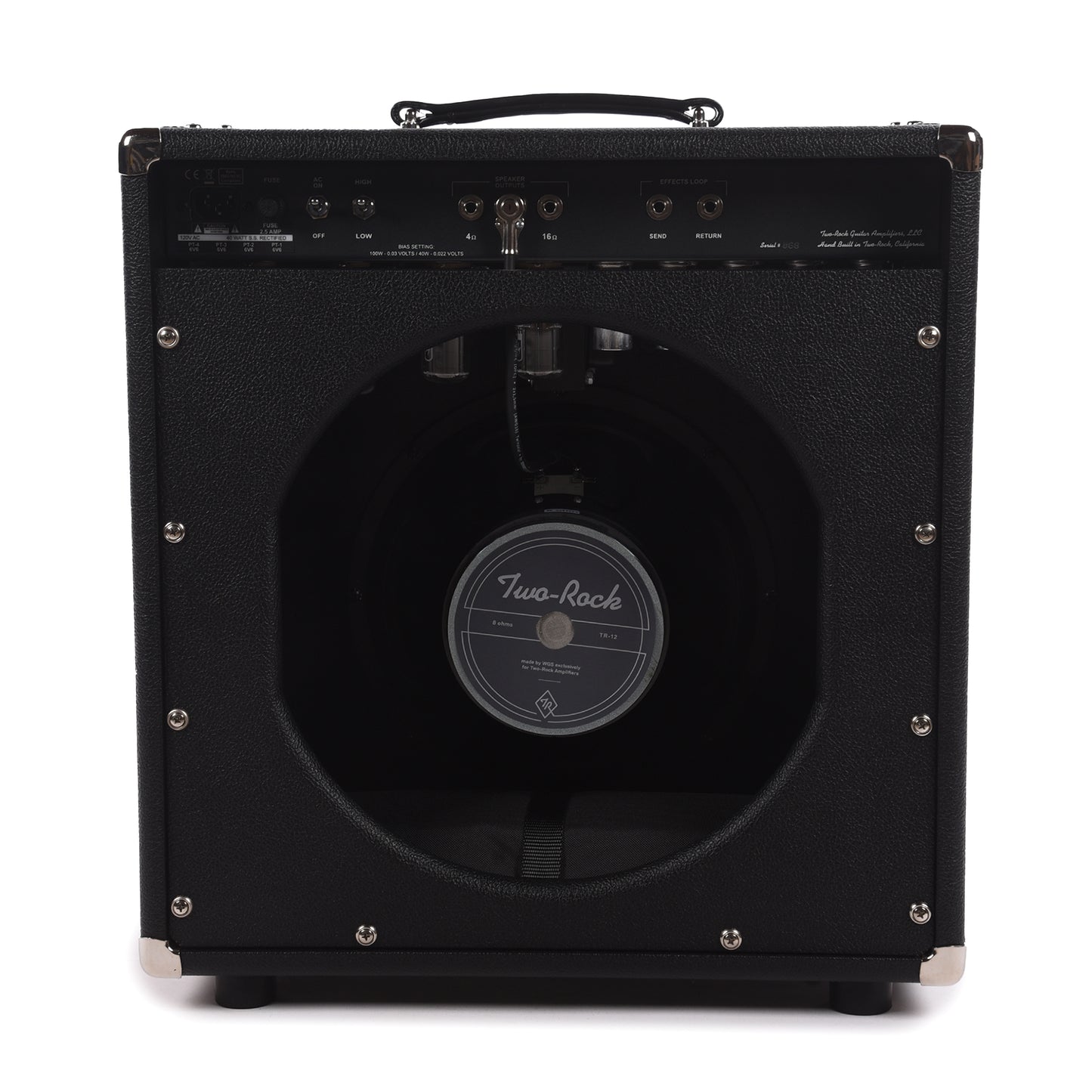 Two Rock Traditional Clean 40/20W 1x12 Combo w/ Black Bronco Tolex & Black Sparkle Matrix Cloth