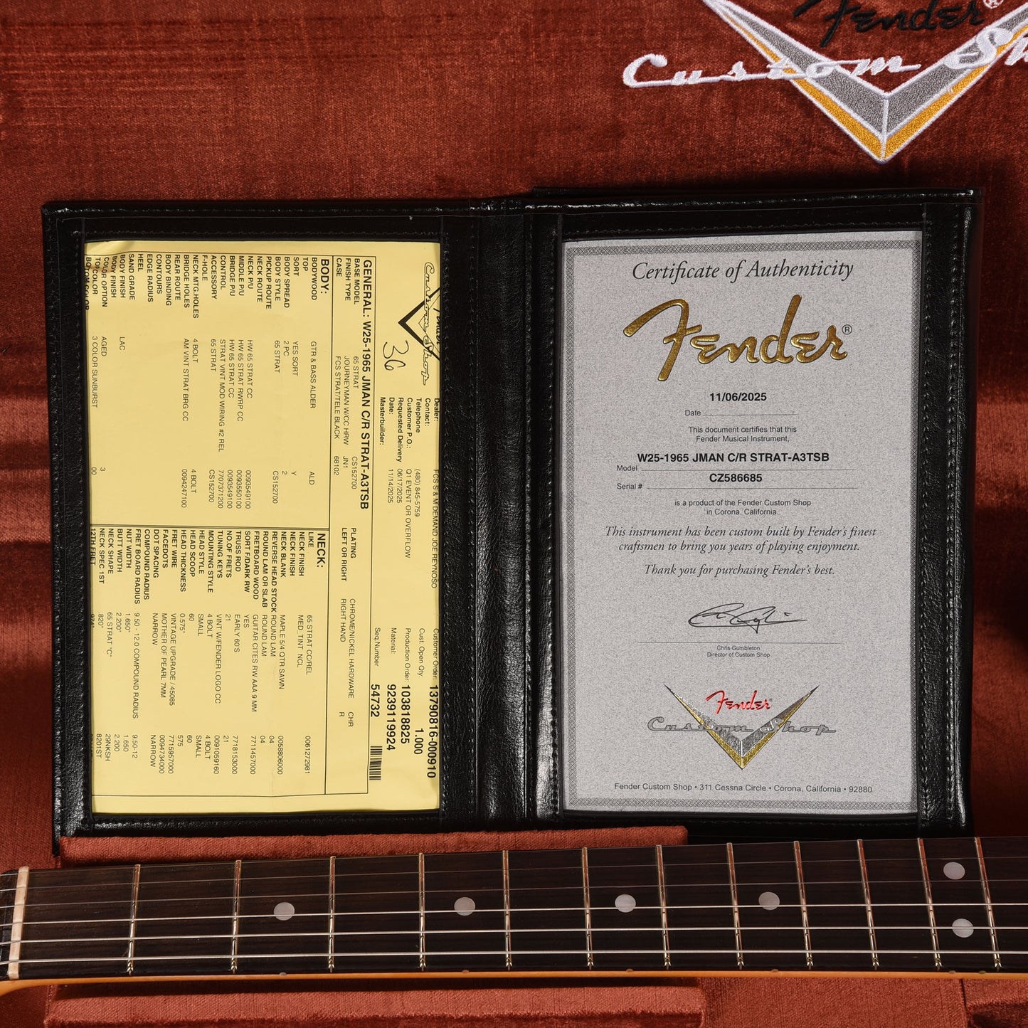 Fender Custom Shop NAMM Limited Edition 1965 Compound Radius Stratocaster Journeyman Relic Aged 3-Color Sunburst