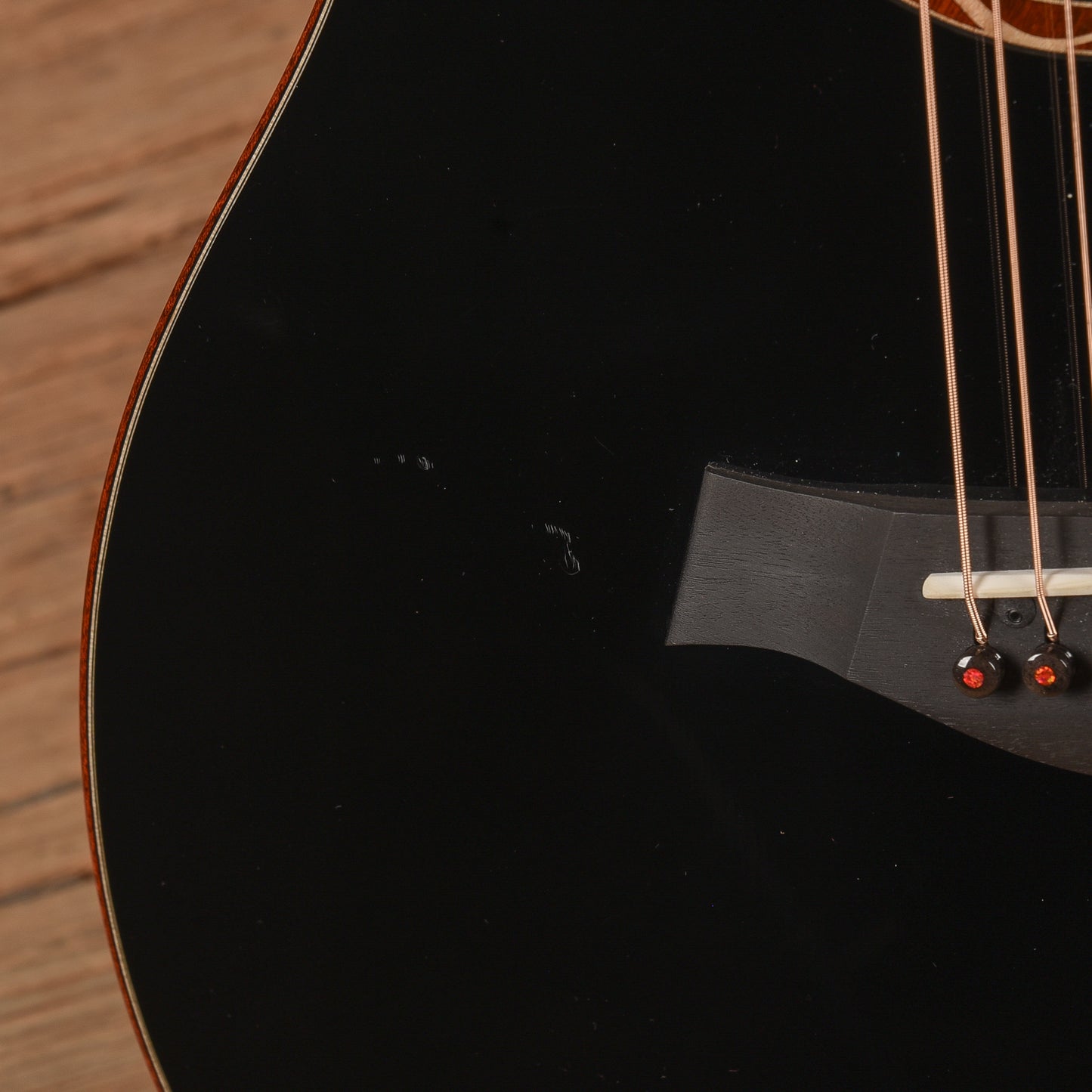 Taylor Custom Grand Auditorium Torrefied Sitka/Cocobolo Black Top ES2 w/Bloodwood Binding