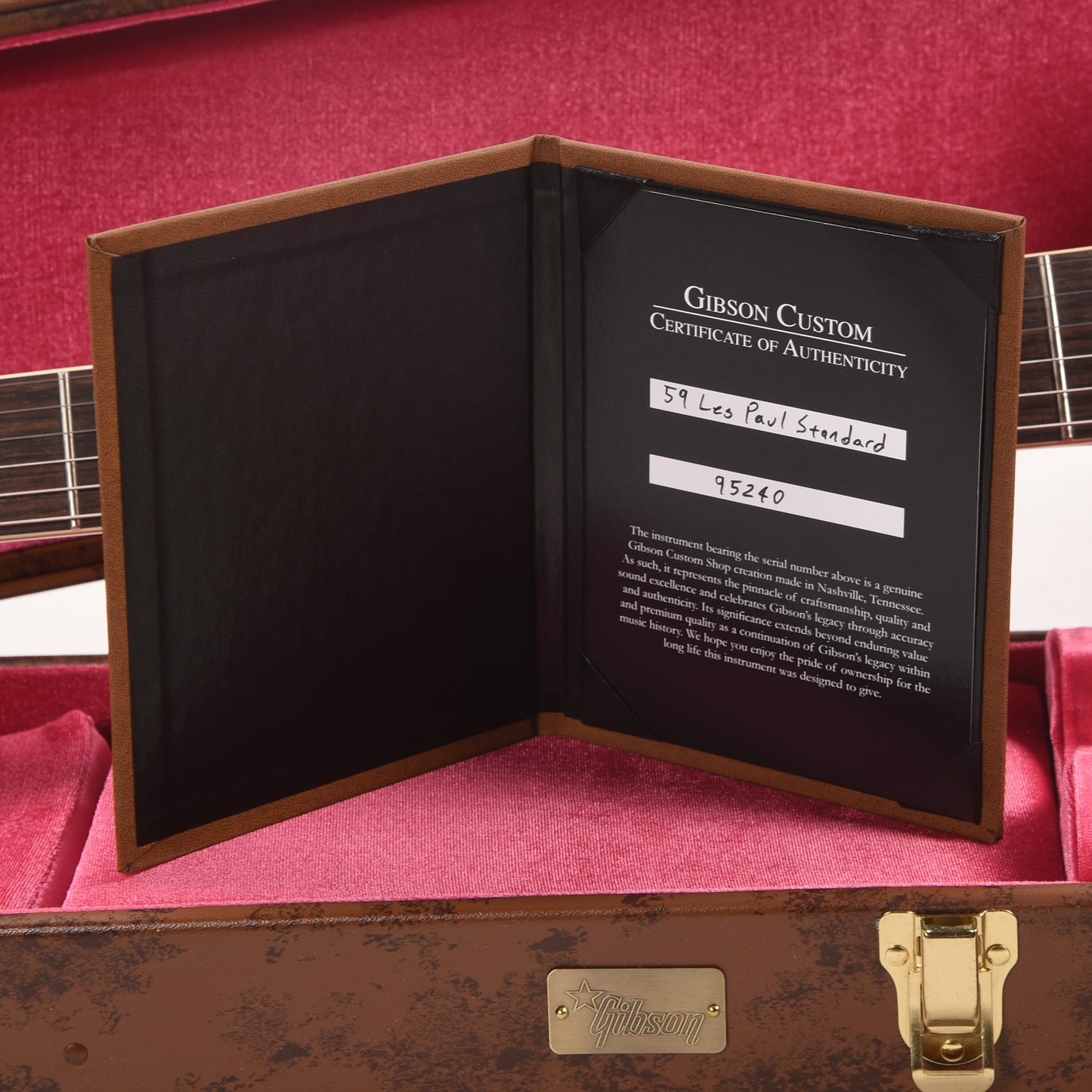 Gibson Custom Shop 1959 Les Paul Standard "CME Spec" Factory Burst VOS w/60 V2 Neck