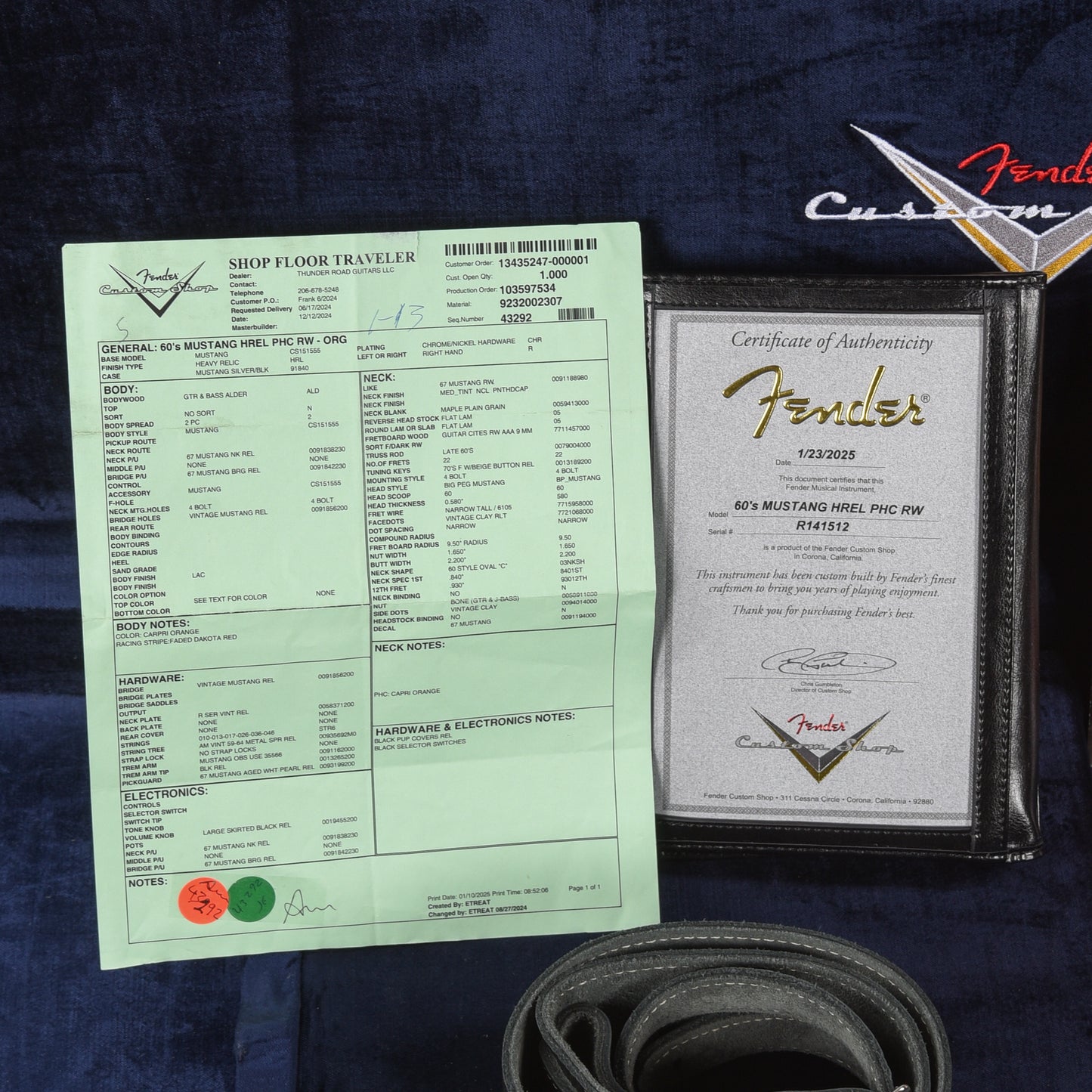 Fender Custom Shop '60s Mustang Heavy Relic Capri Orange Competition