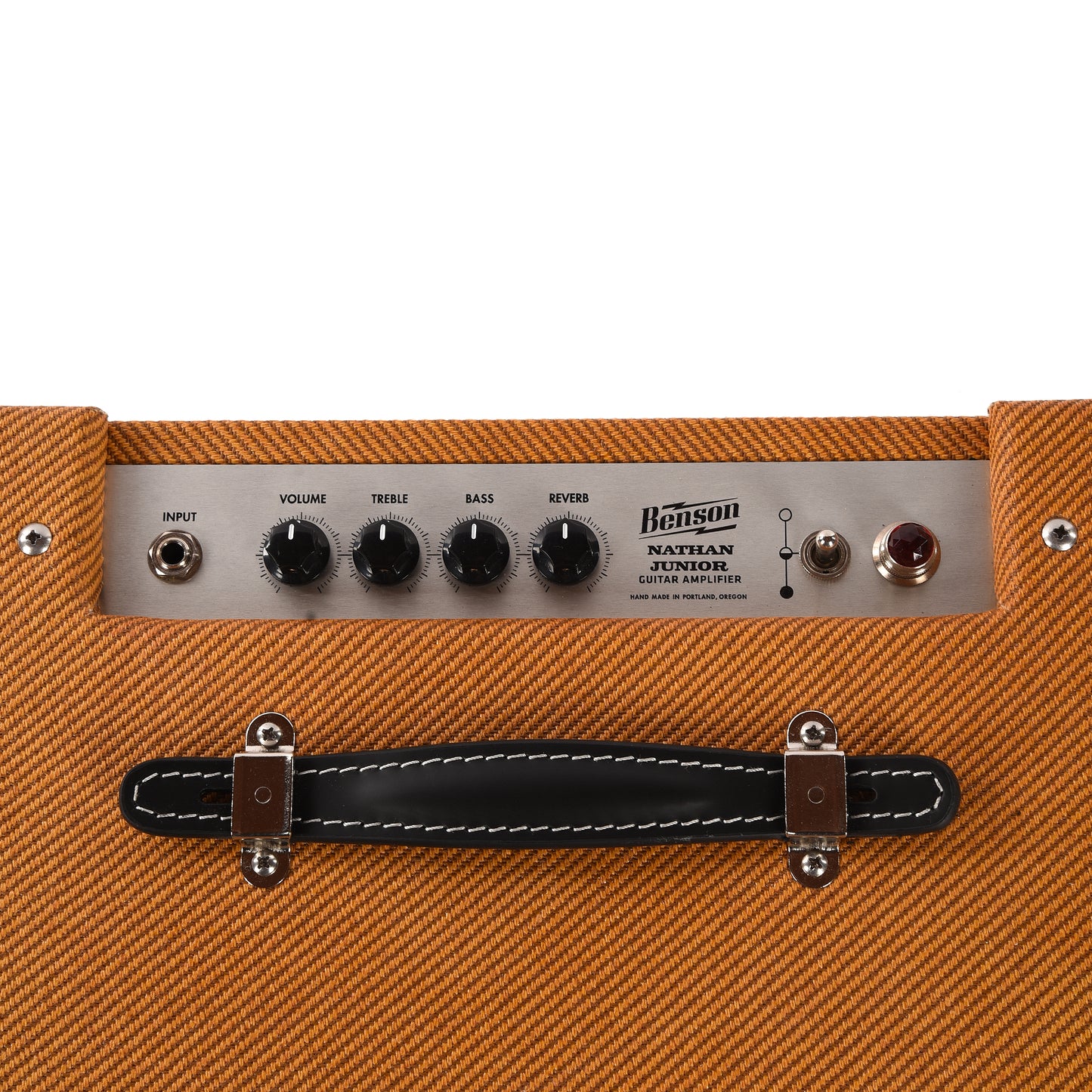 Benson Nathan Junior Reverb 5W 1x10 Combo Amp Aged Tweed w/ Oxblood Grill