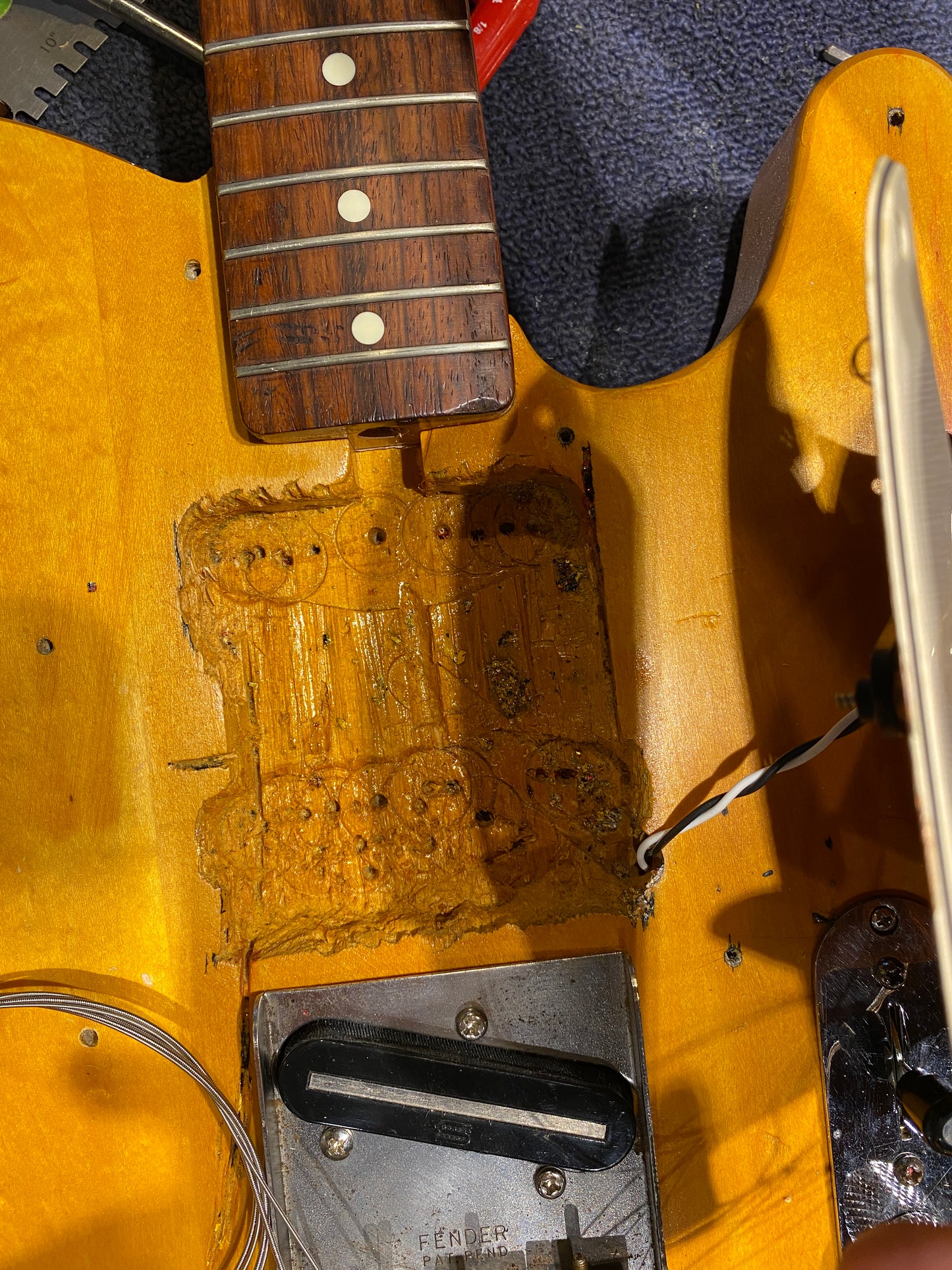 Fender Foto Flame Telecaster Natural 1995