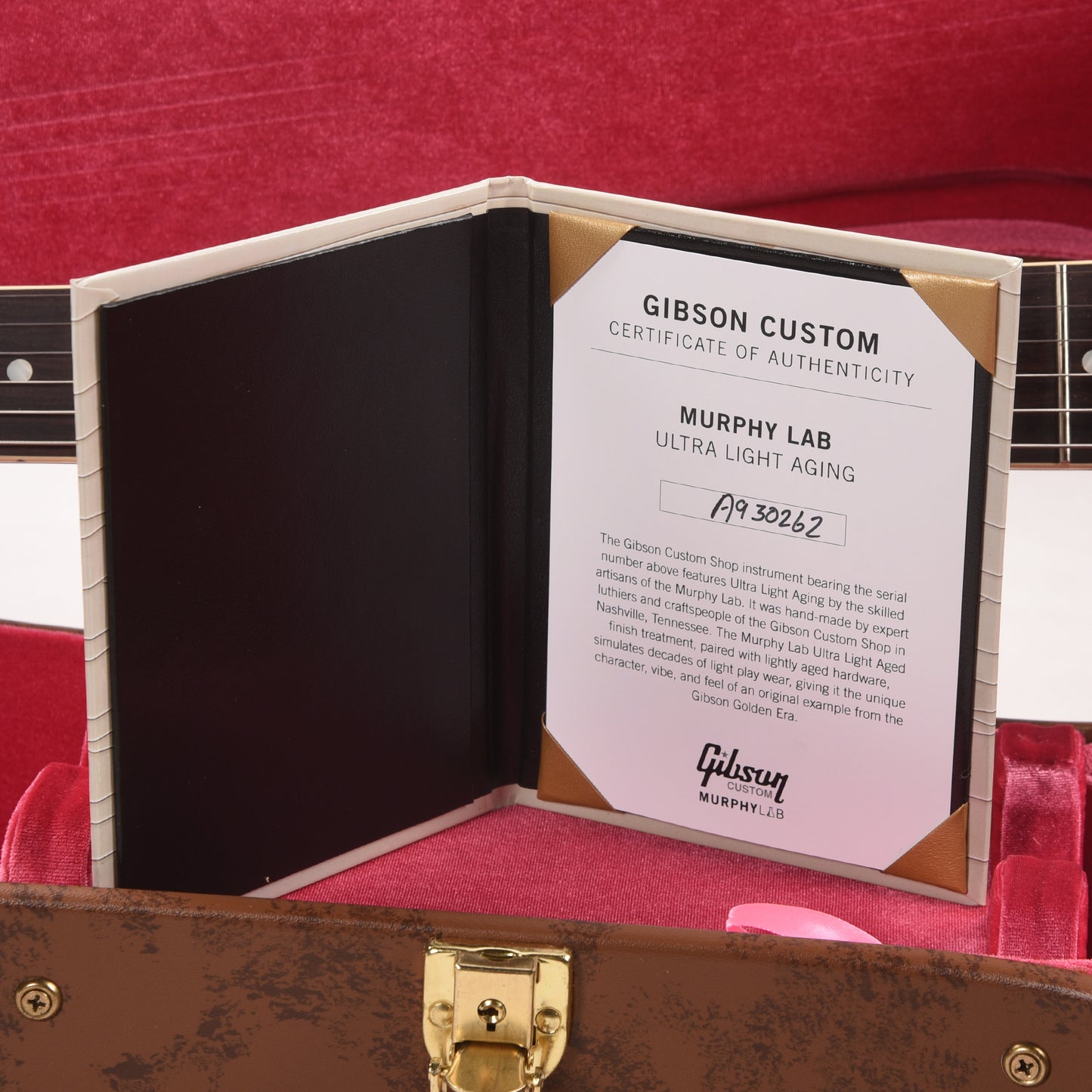 Gibson Custom Shop Murphy Lab 1959 ES-335 Reissue Ebony Ultra Light Aged