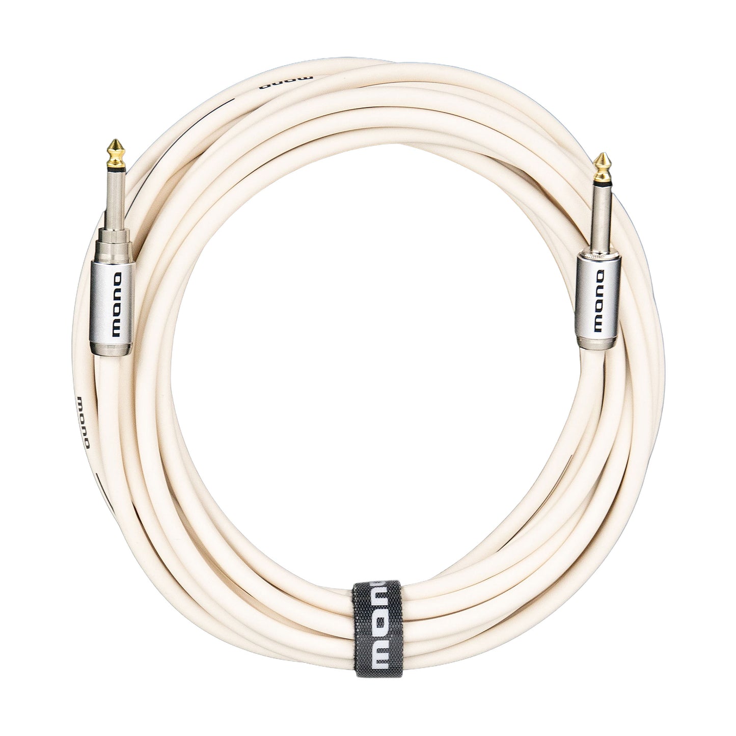 MONO Stage Instrument Cable Standard Straight to Silent 20' White