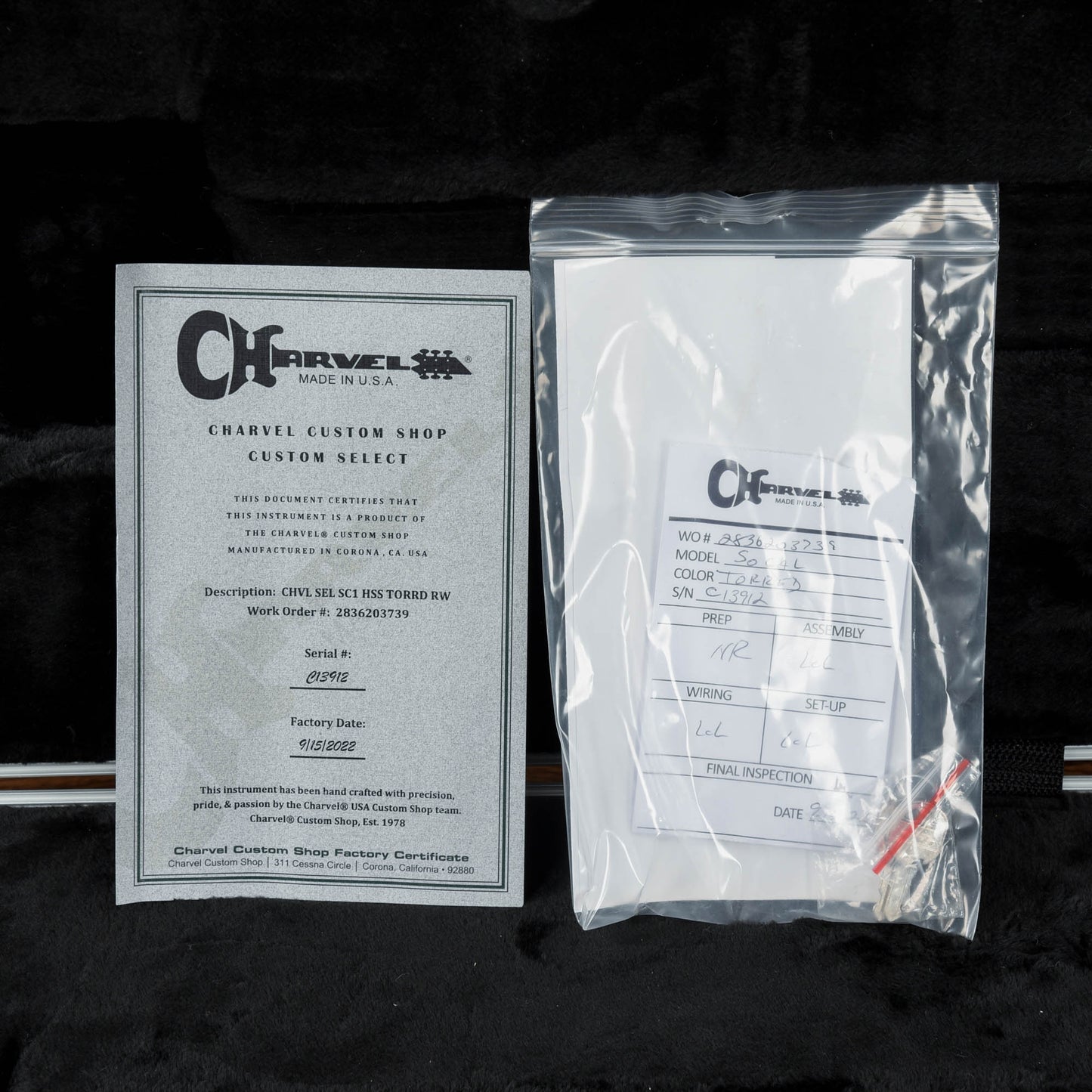 Charvel USA Select So-Cal Style 1 HSS FR Torred 2022