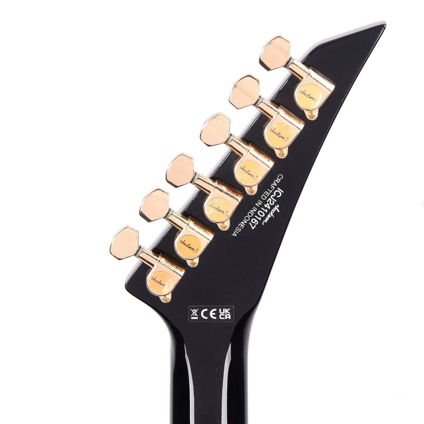 Jackson X Series Rhoads RRX24 Black w/Yellow Bevels