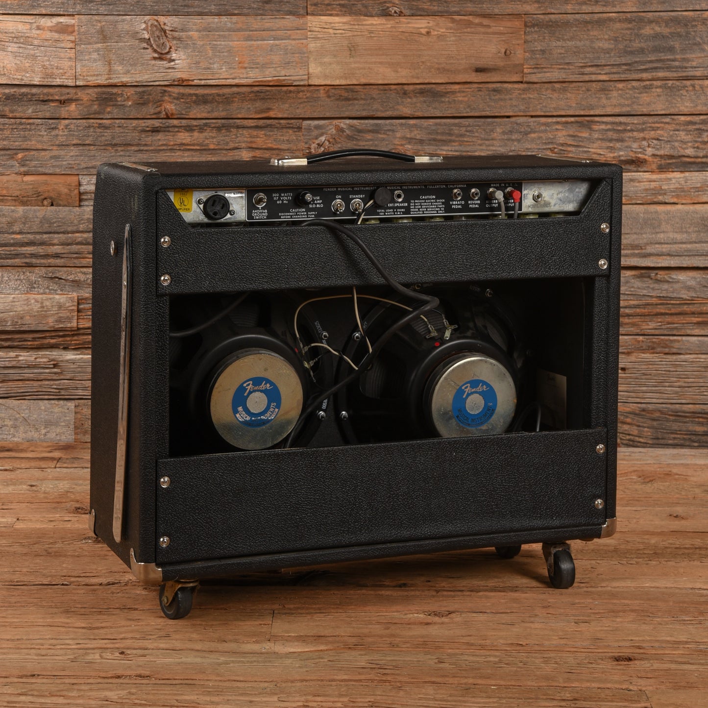 Fender Twin Reverb 2-Channel 100-Watt 2x12" Guitar Combo Amp1 1976