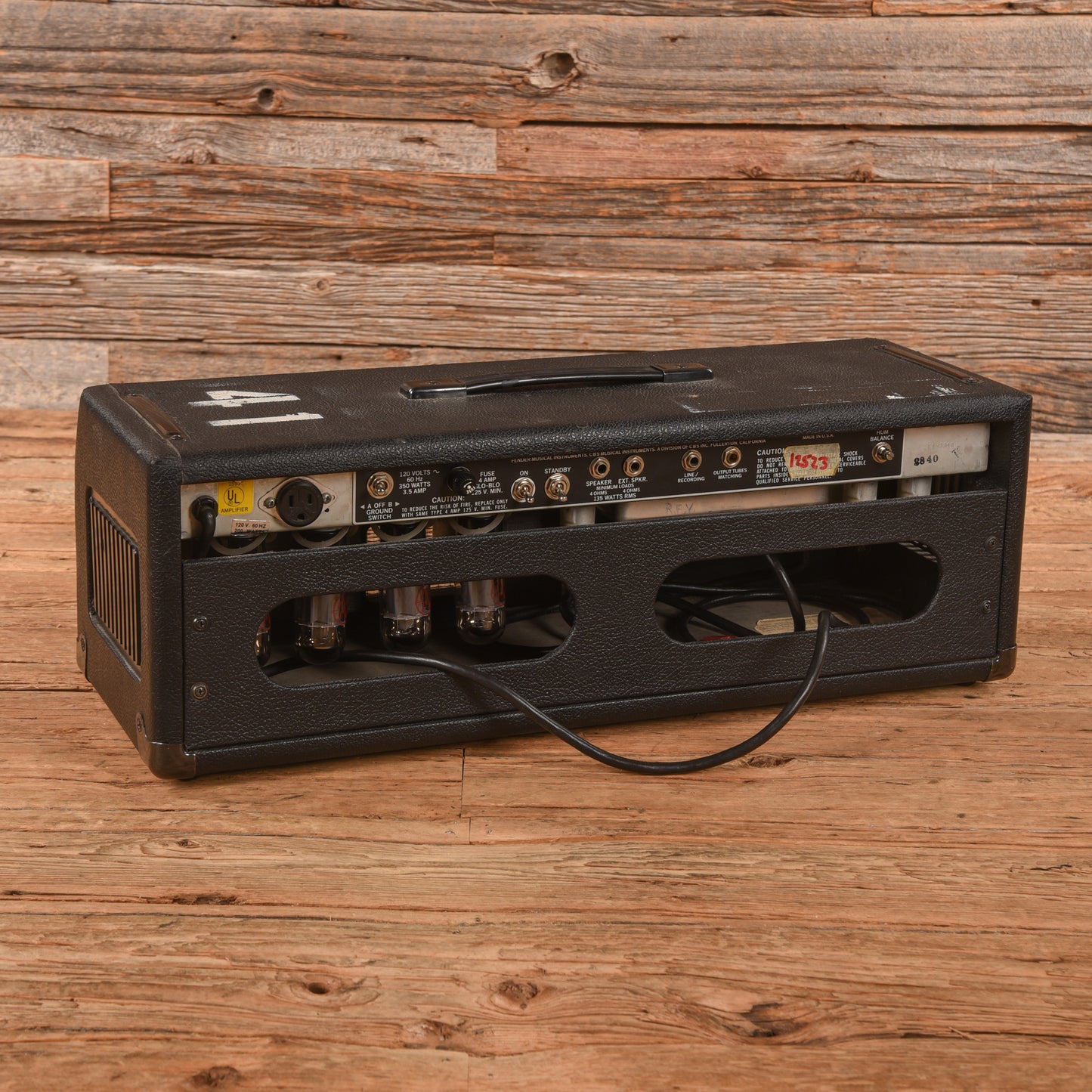 Fender Bassman 135 2-Channel 135-Watt Guitar Amp Head 1981