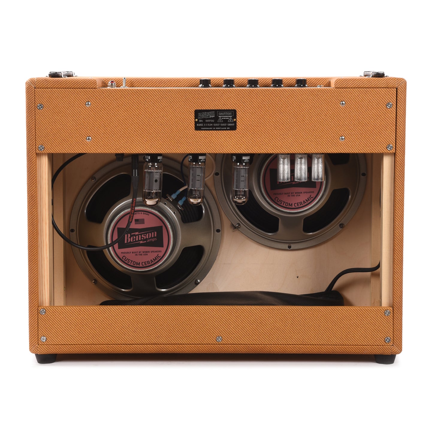 Benson Bellringer 35w 2x12 Combo Amp Tweed w/ Oxblood Grill