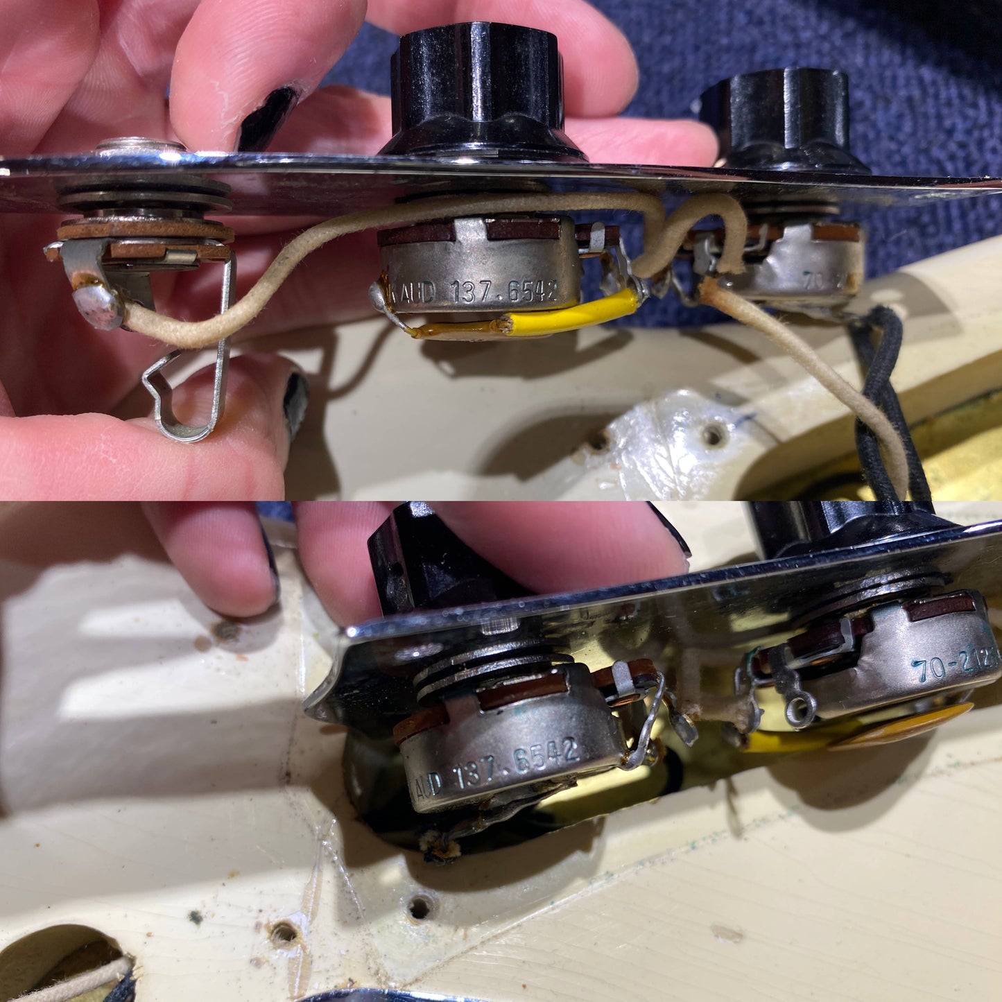 Fender Mustang White 1965