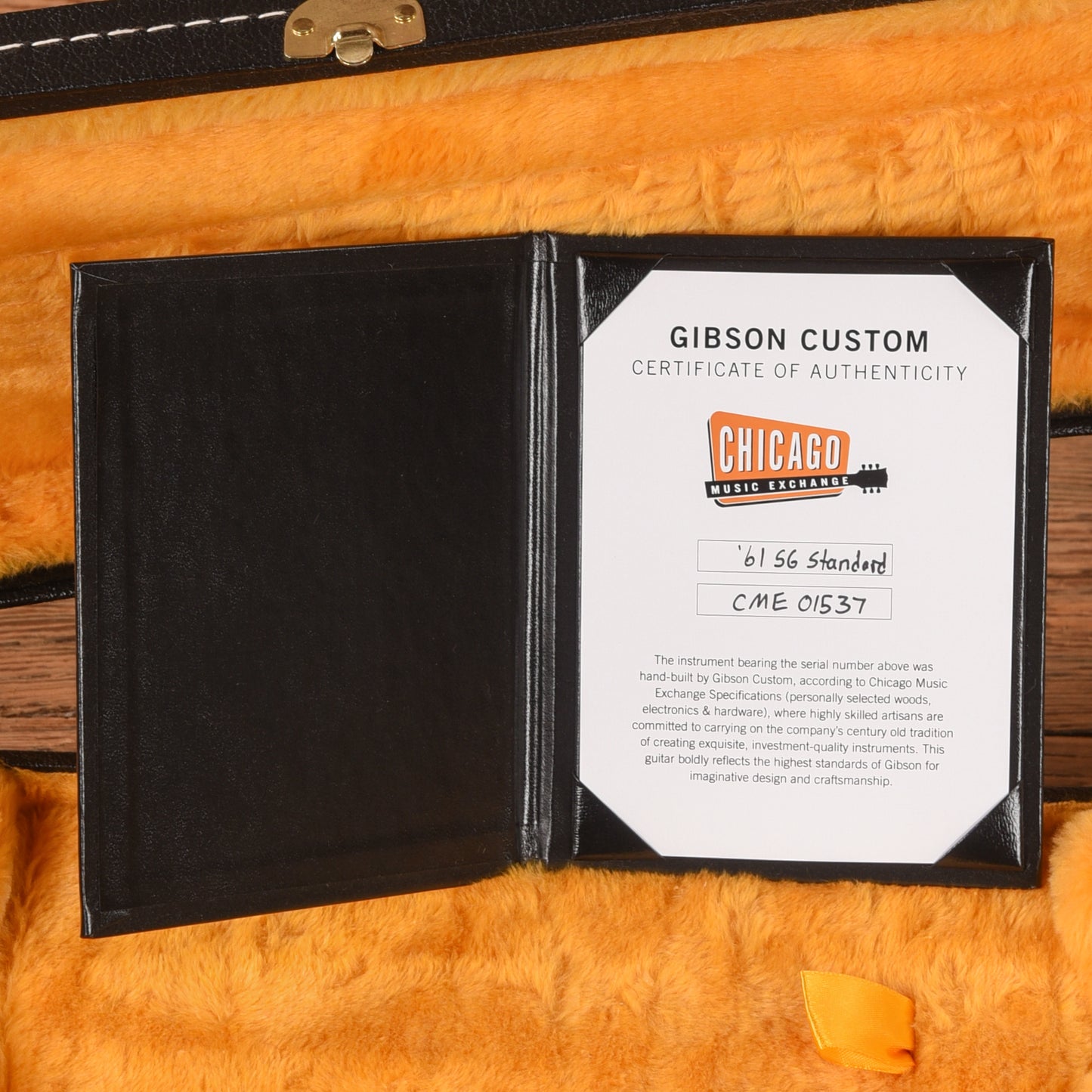 Gibson Custom '61 Les Paul (SG) Reissue "CME Spec" VOS Silver Sparkle