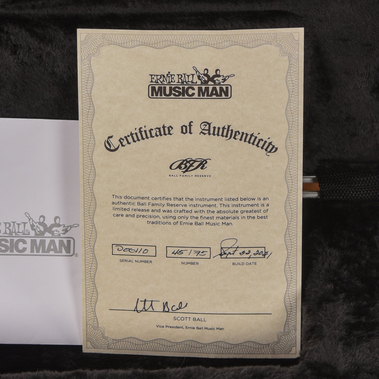 Music Man Ball Family Reserve Albert Lee Signature HH HT Cherry Punch