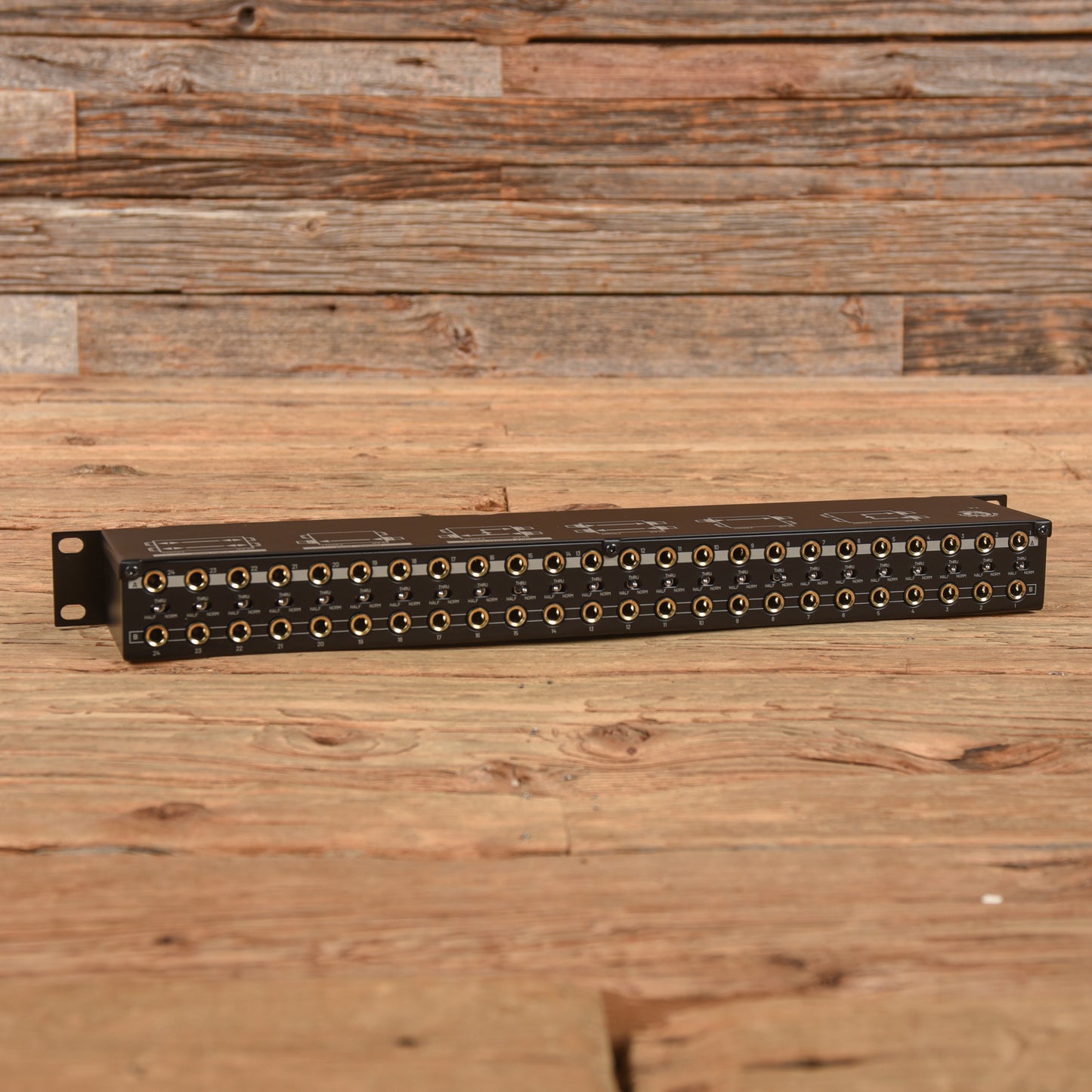 Black Lion Audio PBR TRS3 48-Point Gold-Plated TRS Patchbay w/ 3-way Switching - USED