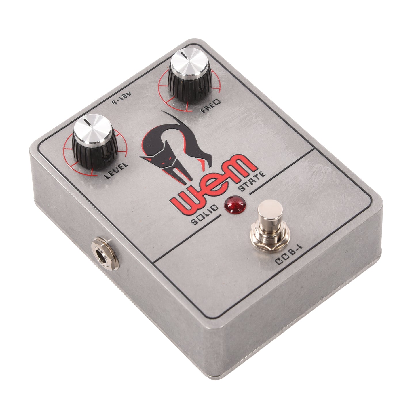 WEM CCB-1 Custom Handwired Boost Effects Pedal Silver