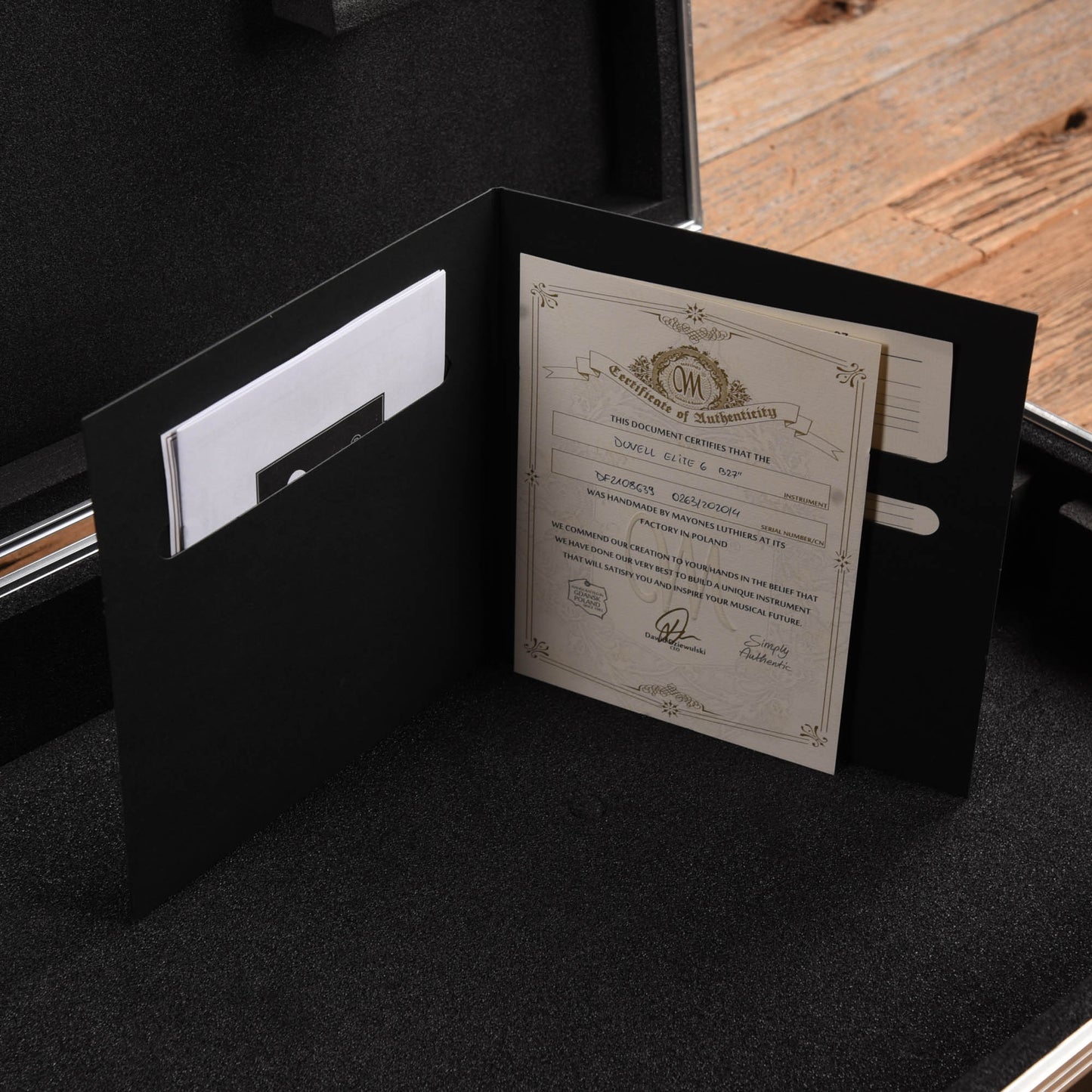 Mayones Duvell Elite 6 Baritone Transparent Dirty Brown Burst 2021