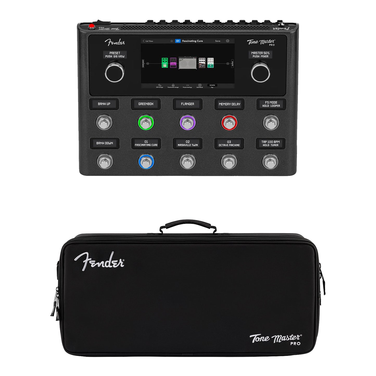 Fender Gig Bag for Tone Master Pro Guitar and Fender Tone Master Pro Multi-Effects Bundle