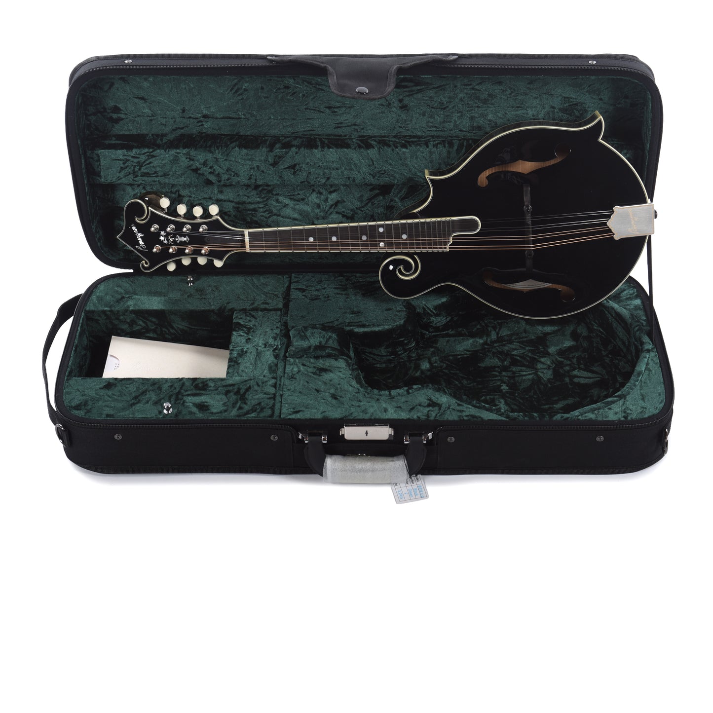Bourgeois M5 F-Style Mandolin Aged Tone Torrefied Adirondack/Flamed Maple Black