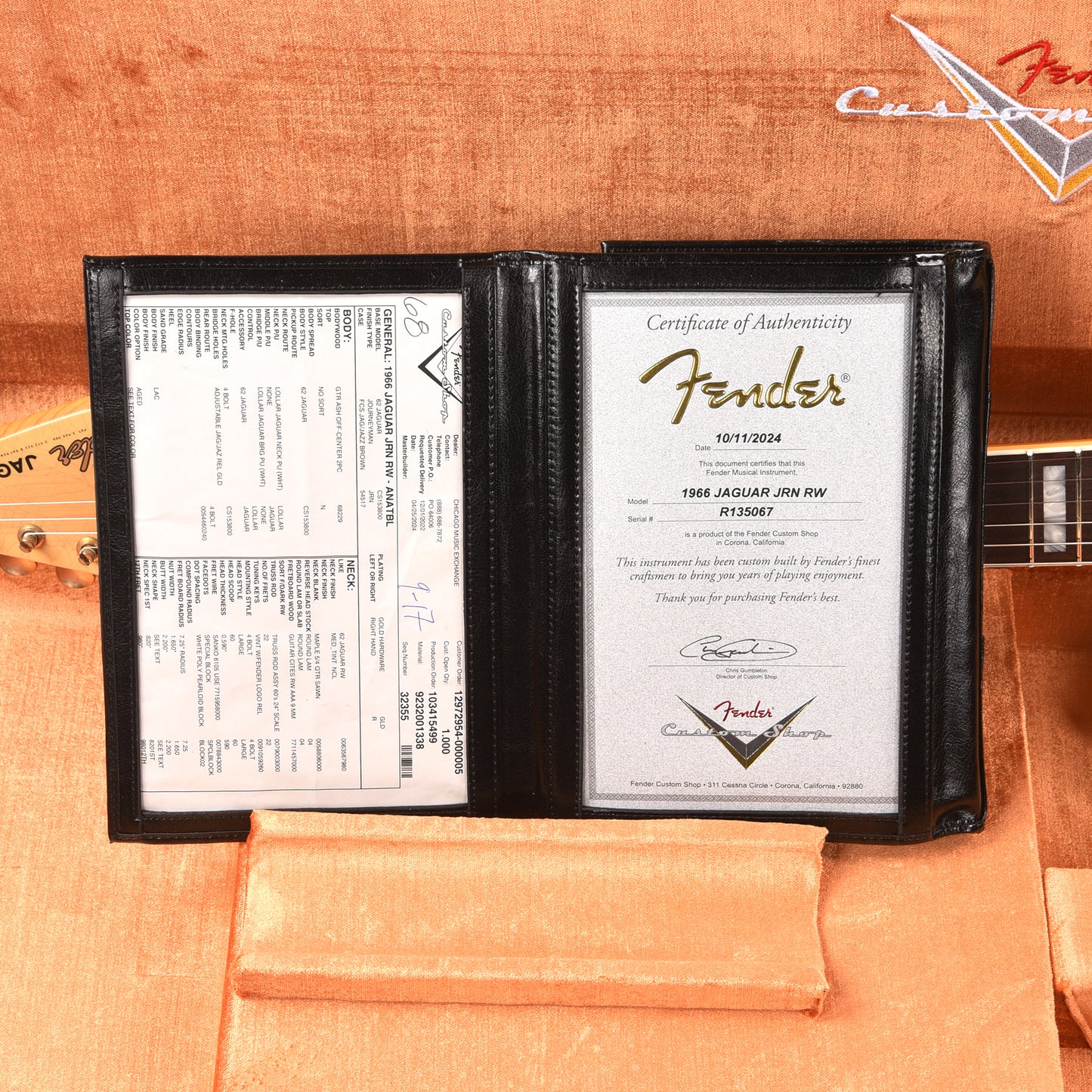 Fender Custom Shop 1966 Jaguar Ash Journeyman Relic Aged Natural Blonde w/Gold Hardware