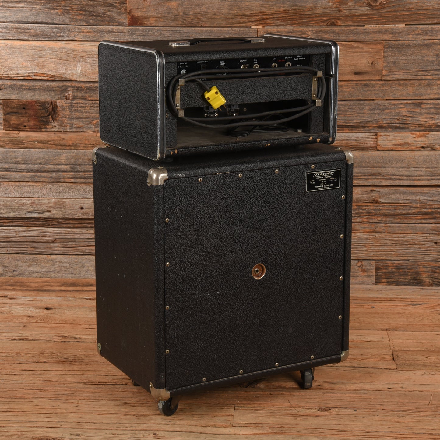 Traynor YBA-1 Bass Master 40-Watt Guitar / Bass Amp Head w/Matching 1x15 Cabinet